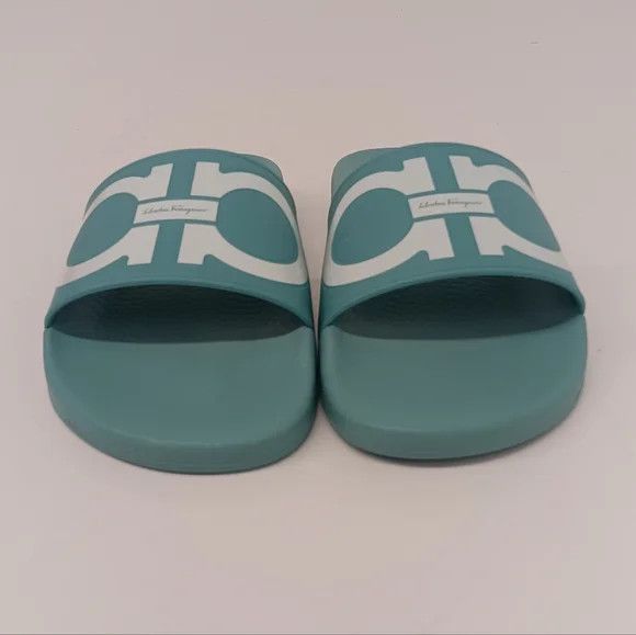 Salvatore Ferragamo Salvatore Ferragamo Groovy Dual Gancini Slides - Size 6 Size US 6 / IT 36 - 4 Thumbnail