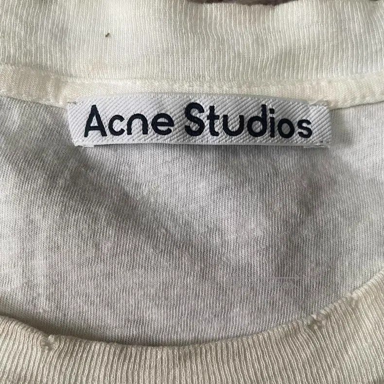 Acne Studios Acne Studios Logo Loose Retro Spray-painted Short Sleeve T Size US L / EU 52-54 / 3 - 3 Thumbnail