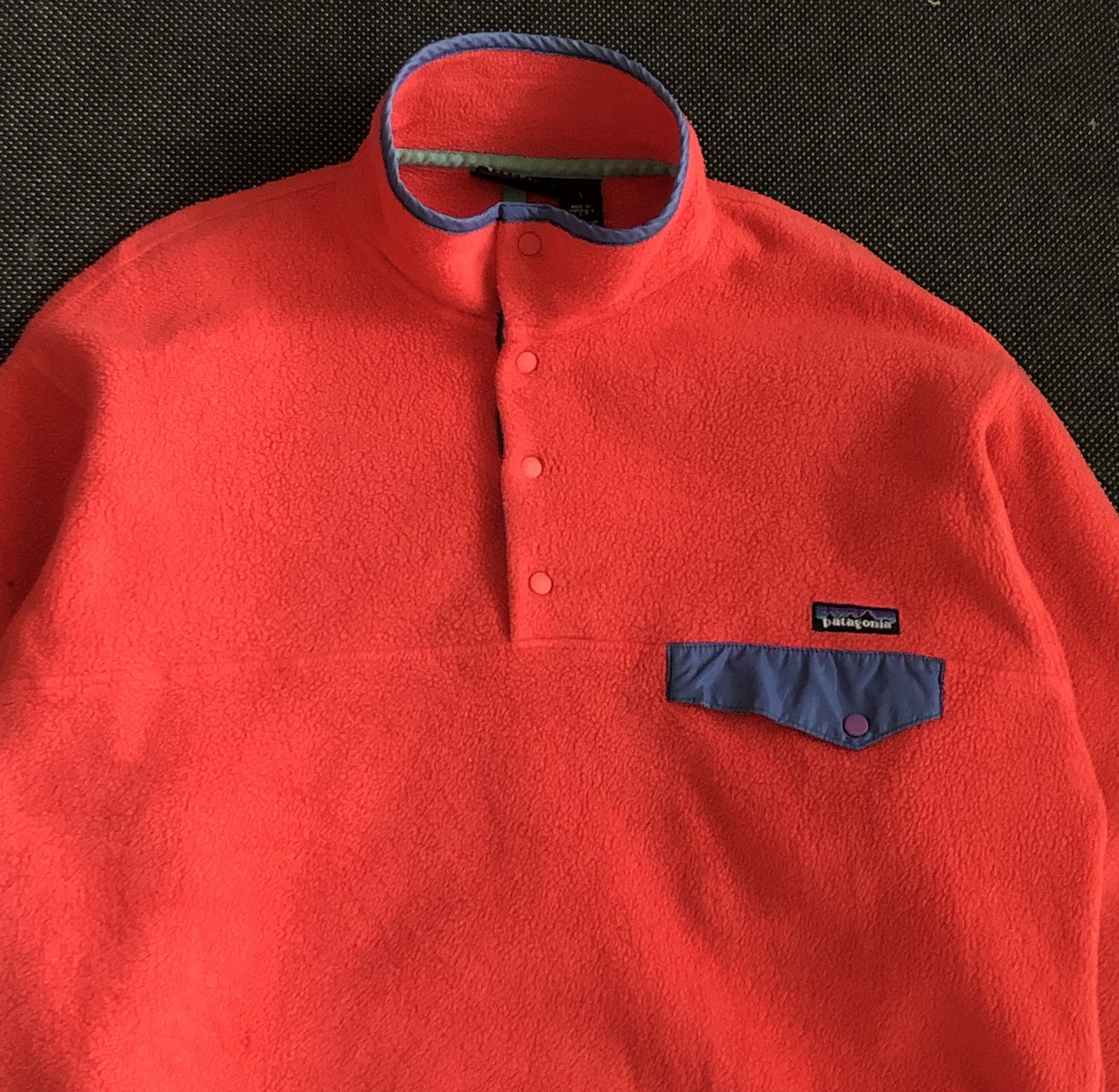 Patagonia RARE🔥90’S PATAGONIA SYNCHILLA FLEECE PULLOVER DARK SALMON Size US L / EU 52-54 / 3 - 5 Thumbnail