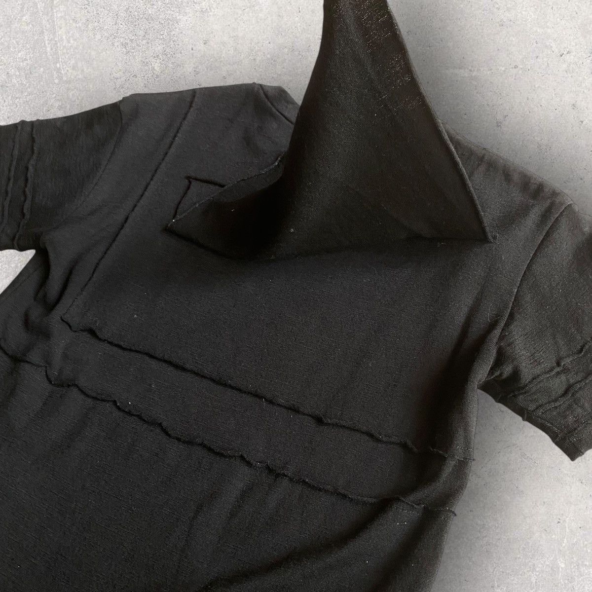 Undercover Vintage “Leaf” AW97-98 Stretch Wool PatchWork T Shirt Size US S / EU 44-46 / 1 - 5 Thumbnail