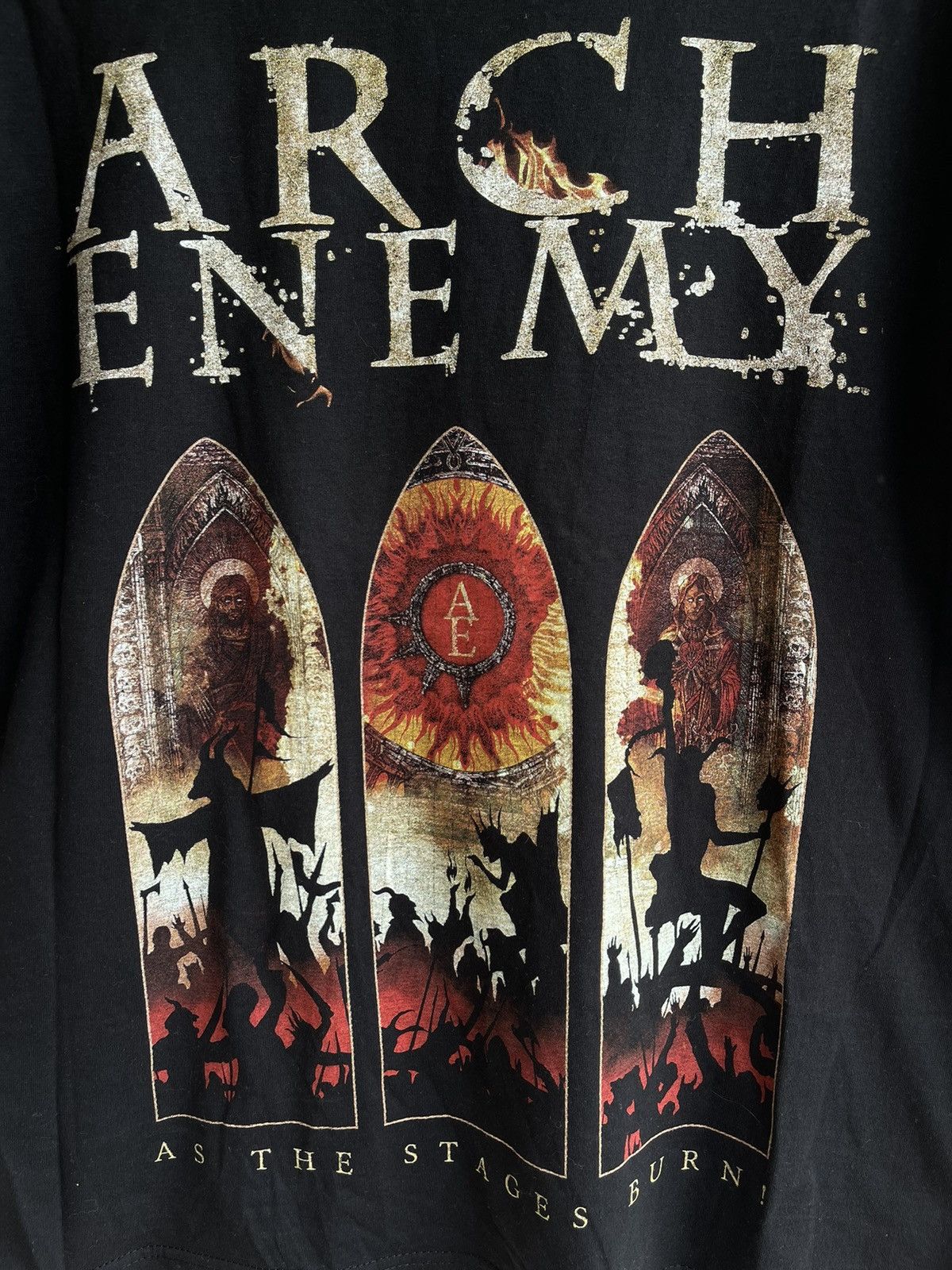 Other Arch Enemy T Shirt As The Stage Burn Tour 2017 Size US M / EU 48-50 / 2 - 2 Thumbnail