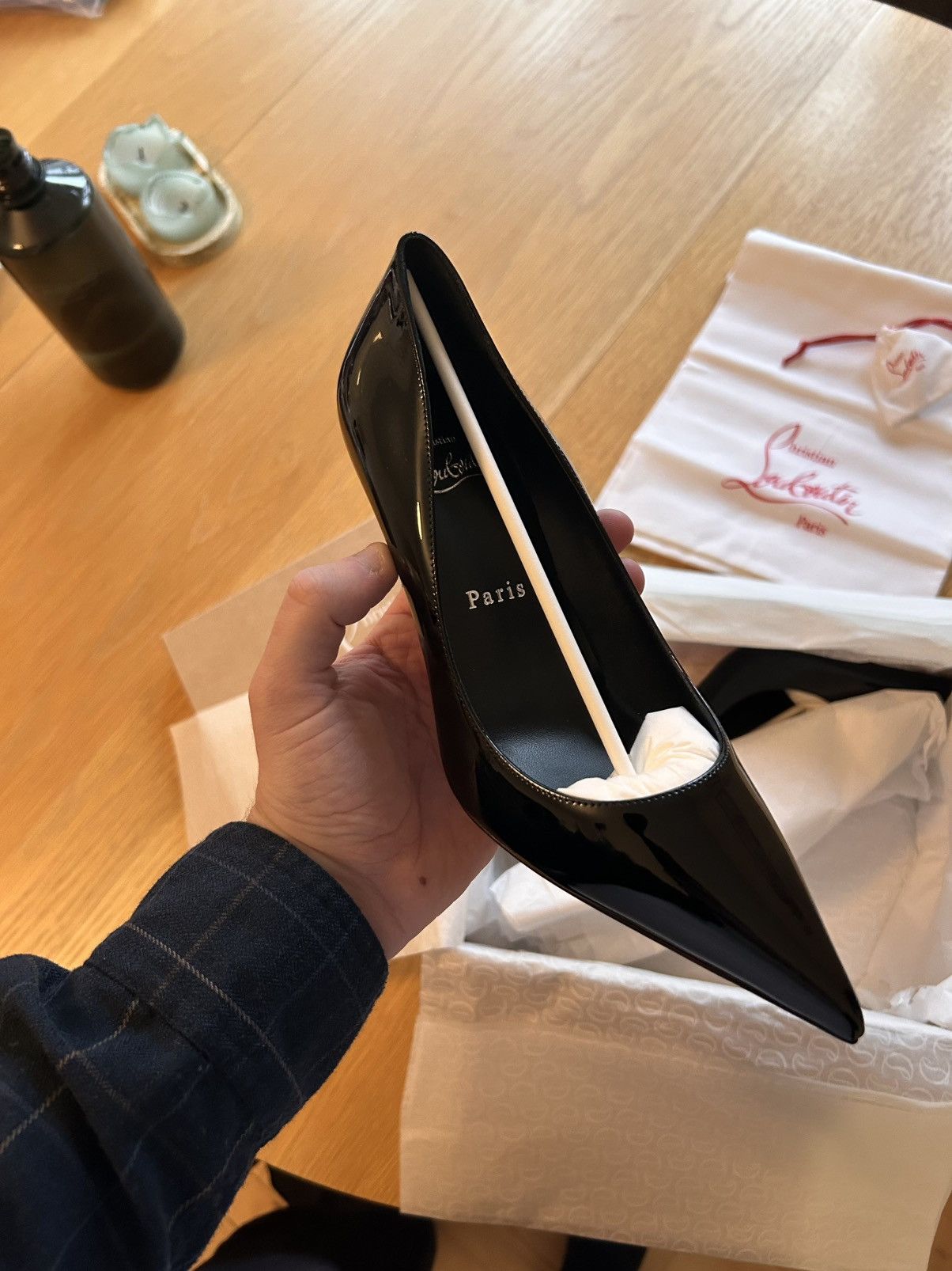Christian Louboutin Christian Louboutin Miss Z 80 Patent Leather Pumps Size US 6 / IT 36 - 1 Thumbnail