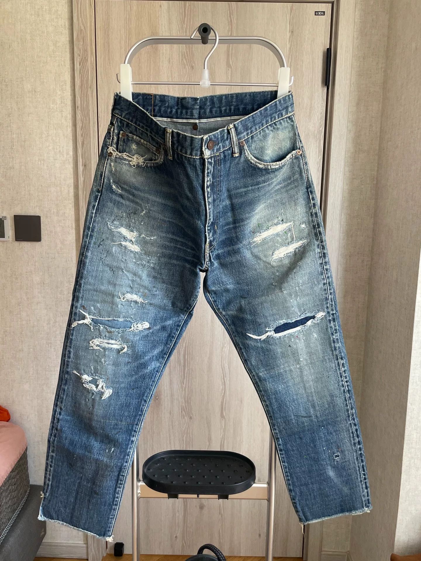 Visvim VISVIM JOURNEYMAN PANTS TACKED CRASH Size US 26 / EU 42 - 1 Thumbnail