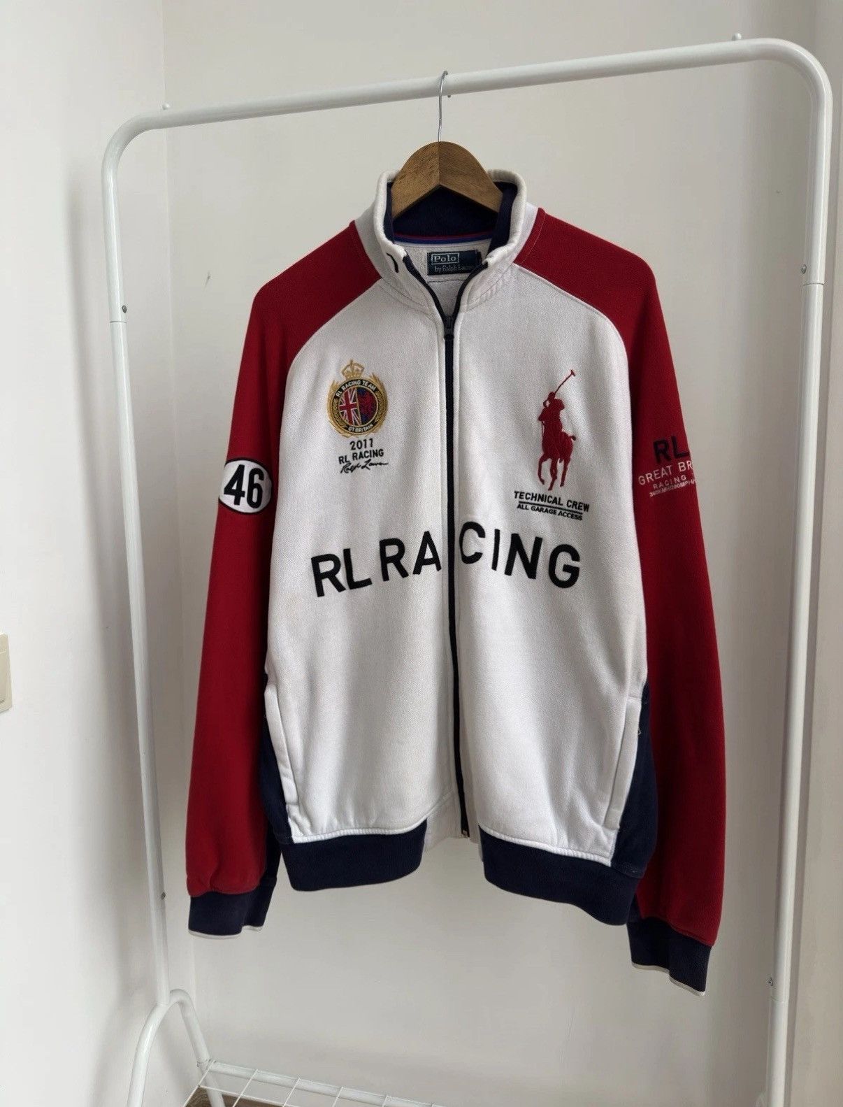 Polo Ralph Lauren VINTAGE POLO RALPH LAUREN RARE GREAT BRITAIN RACING JACKET Size US XL / EU 56 / 4 - 4 Thumbnail