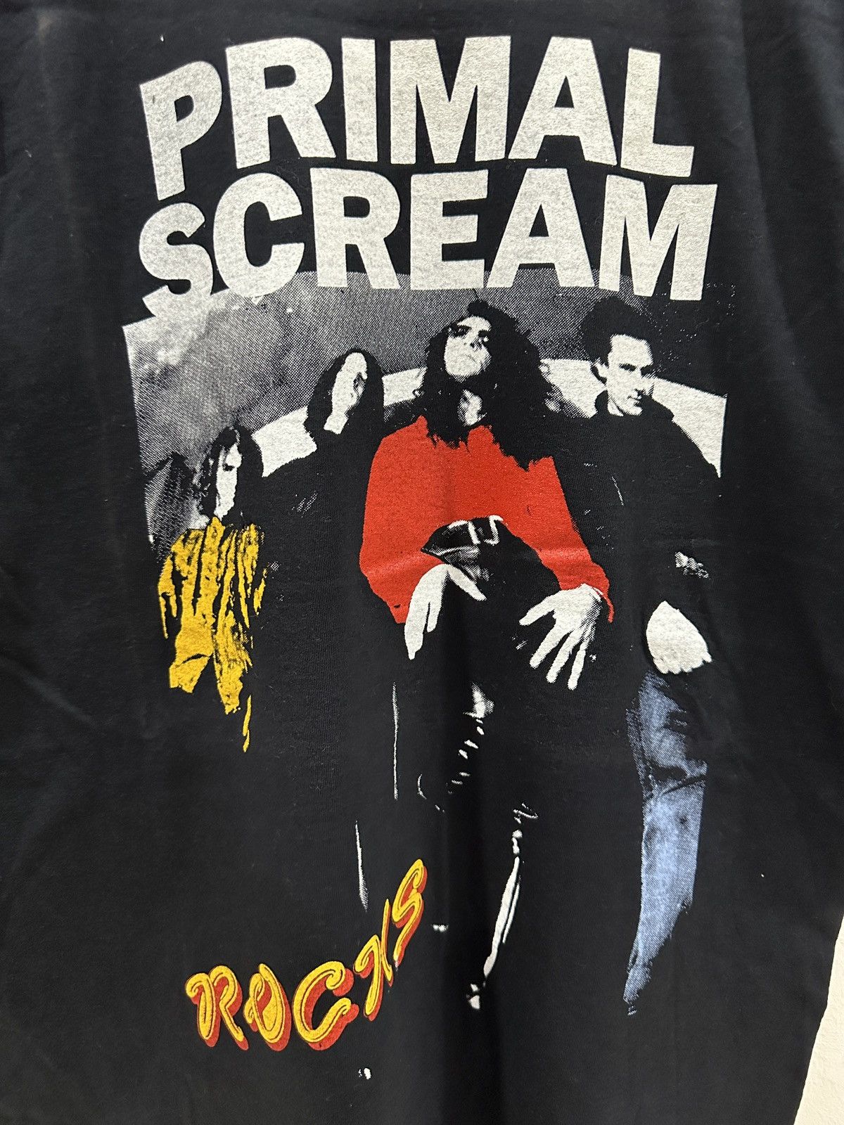 Band Tees × Vintage vintage 90s PRIMAL SCREAM rocks single promo t-shirts Size US L / EU 52-54 / 3 - 3 Thumbnail