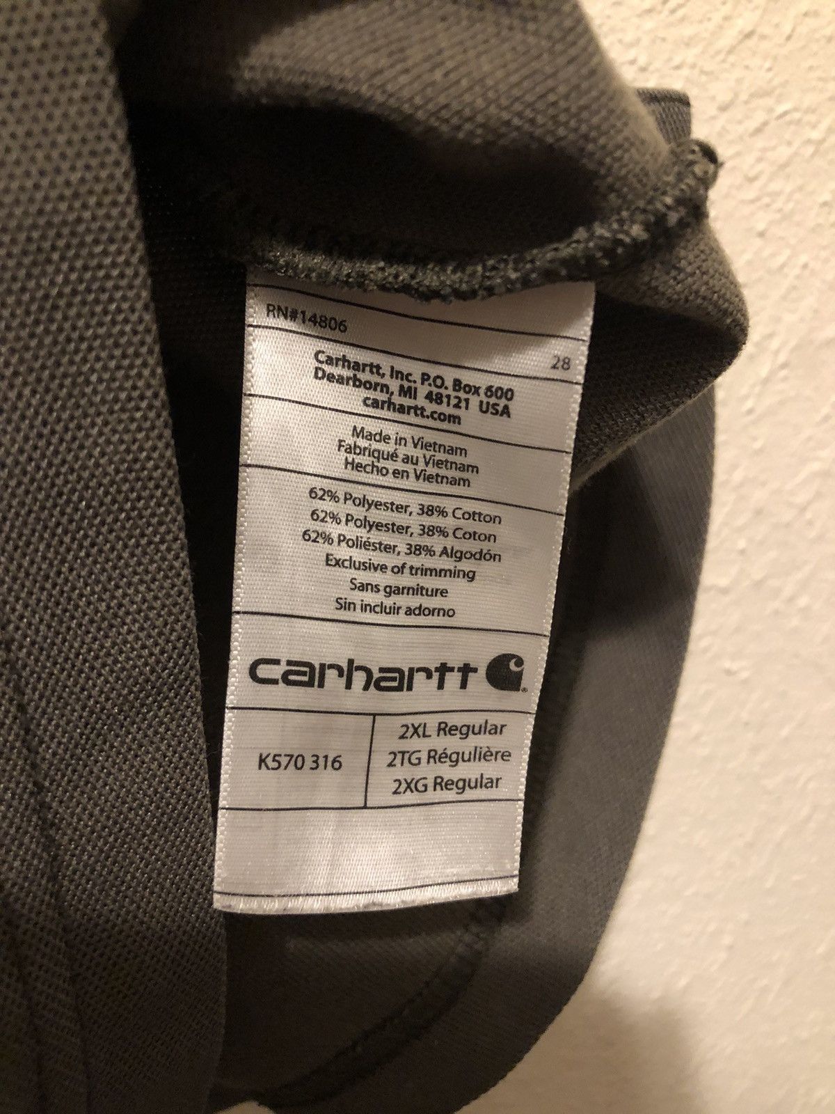 Carhartt × Vintage Vintage Y2K Carhartt Polo Bundle Black & Moss Green Size US XXL / EU 58 / 5 - 7 Thumbnail