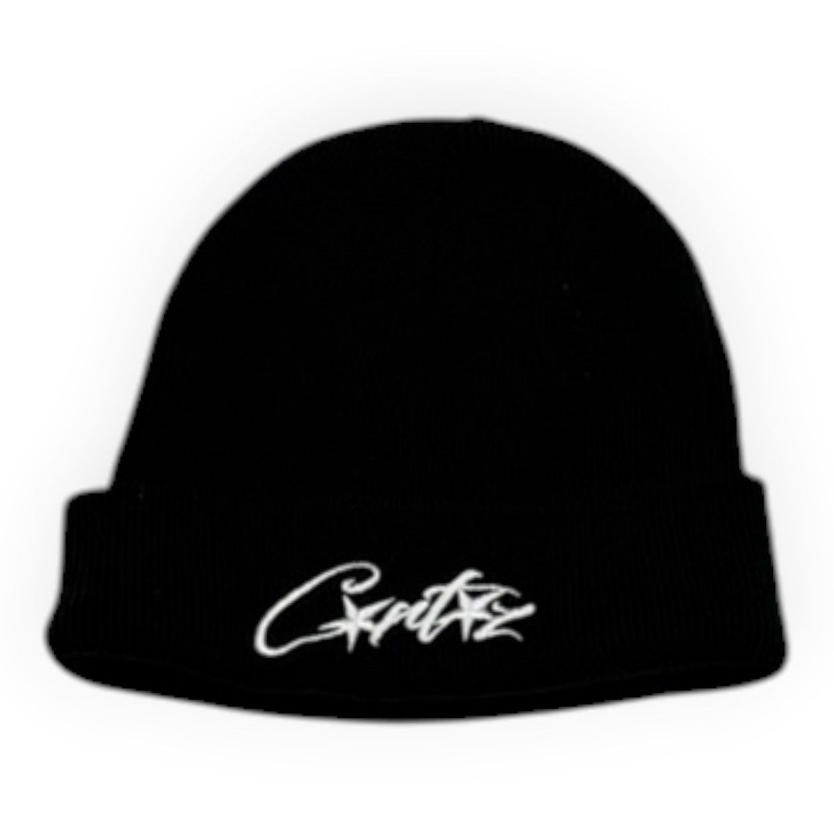Corteiz Corteiz Crochet Beanie Skully White/Black Off-White | Grailed