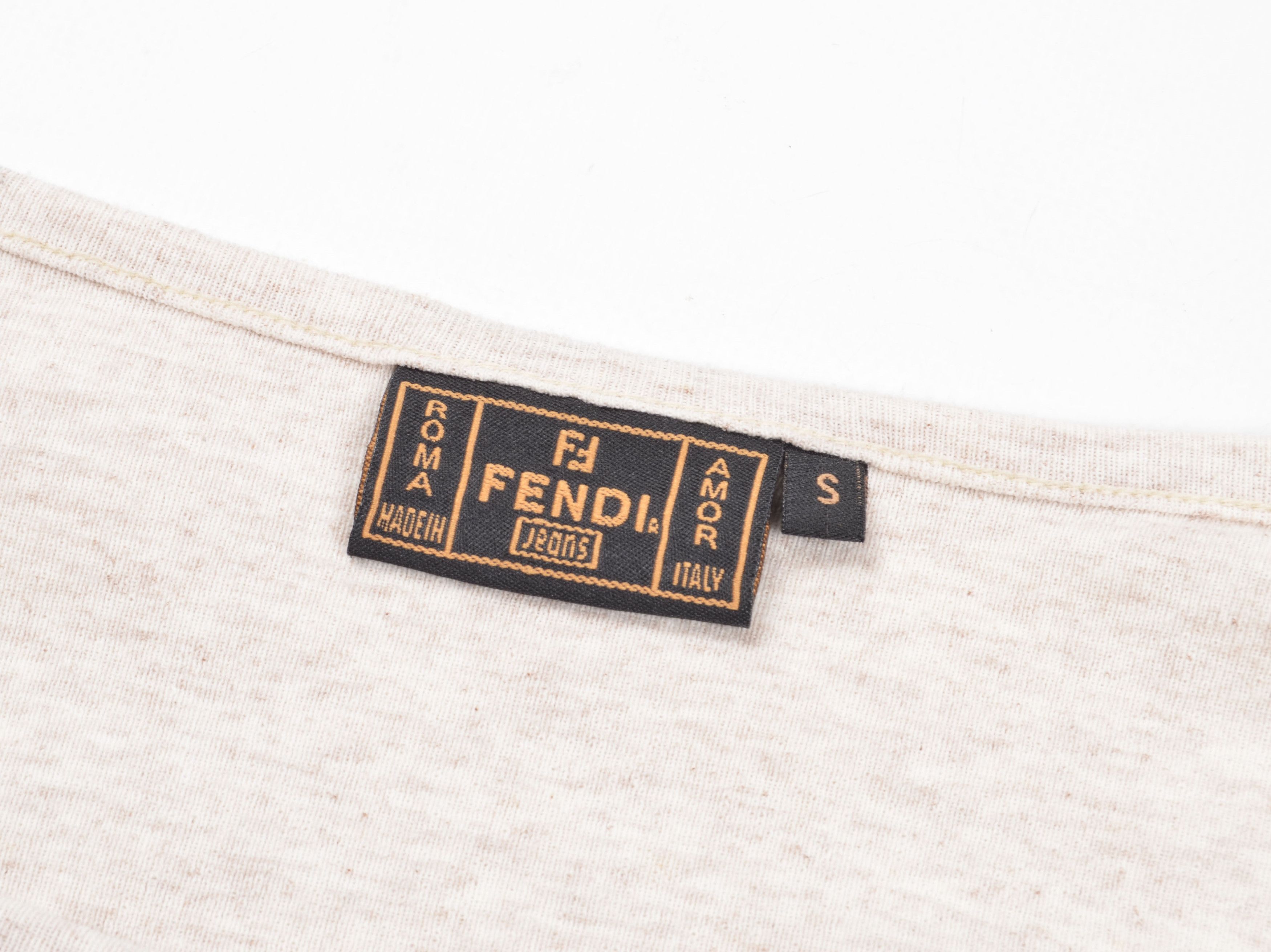 Fendi × Vintage Vintage Fendi Roma Square Neck Long Sleeve Jumper Size S / US 4 / IT 40 - 6 Thumbnail