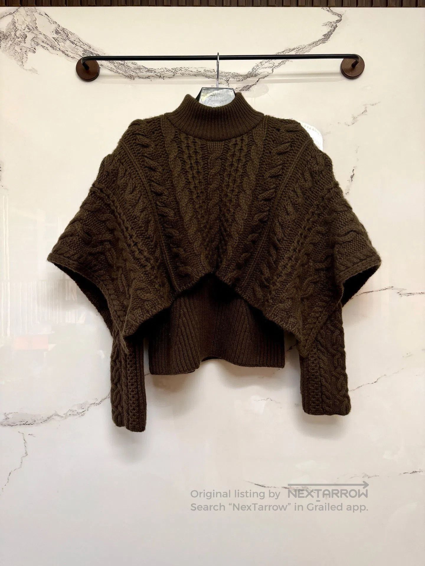 Hermes hermes luxury cashmere blend sweater cape. Size S / US 4 / IT 40 - 1 Thumbnail