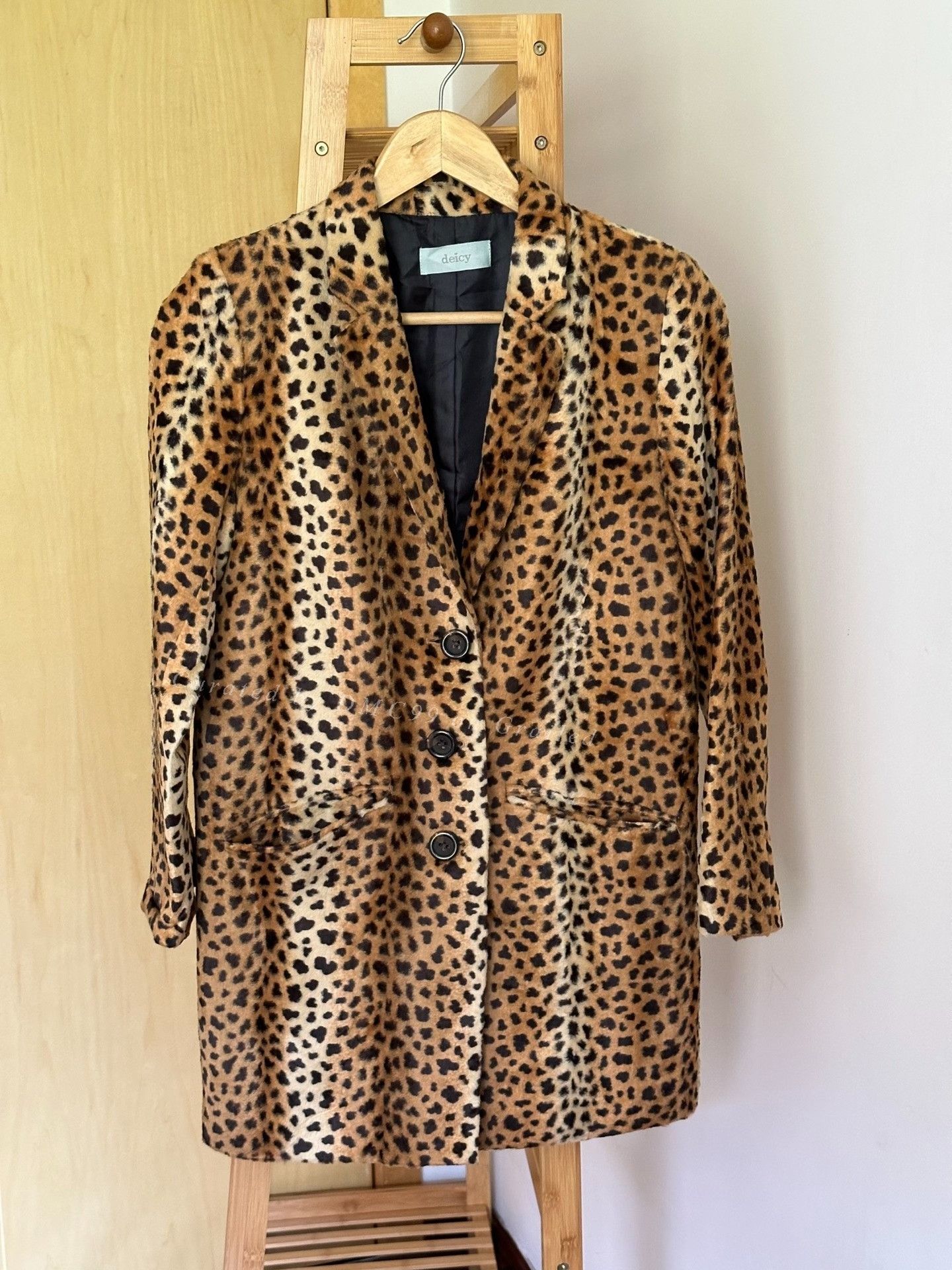 Decky Deicy Vintage Leopard Fur Coat Size XS / US 0-2 / IT 36-38 - 1 Thumbnail
