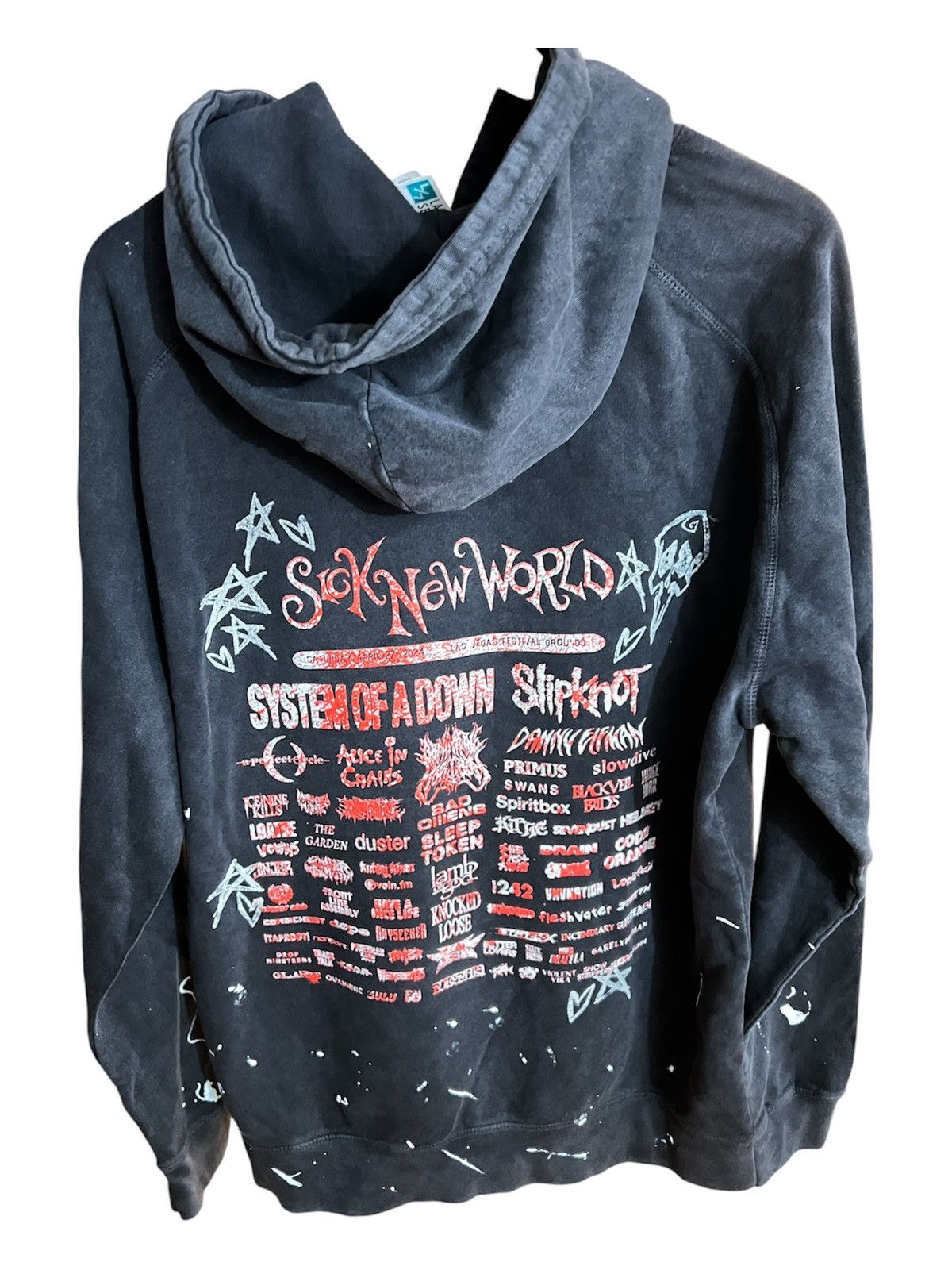 Other Sick New World Festival 2024 Hoodie Pullover Large Sytem Of A Down Slipknot .. Size US L / EU 52-54 / 3 - 2 Thumbnail