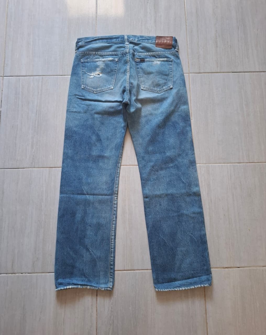 Chimala Vintage Chimala selvedge blue washed denim Size US 29 - 2 Thumbnail