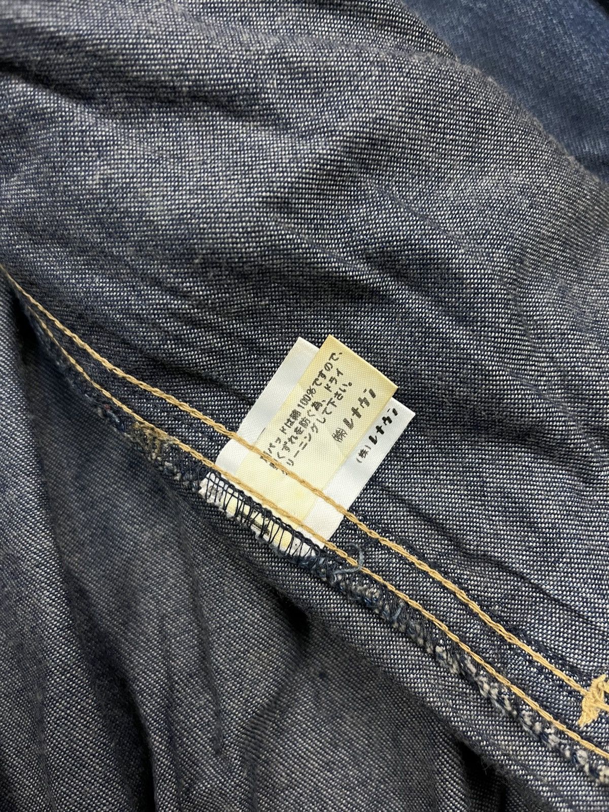 If Six Was Nine 1990s Norma Kamali - Napoleon Denim Jacket Size L / US 10 / IT 46 - 13 Thumbnail