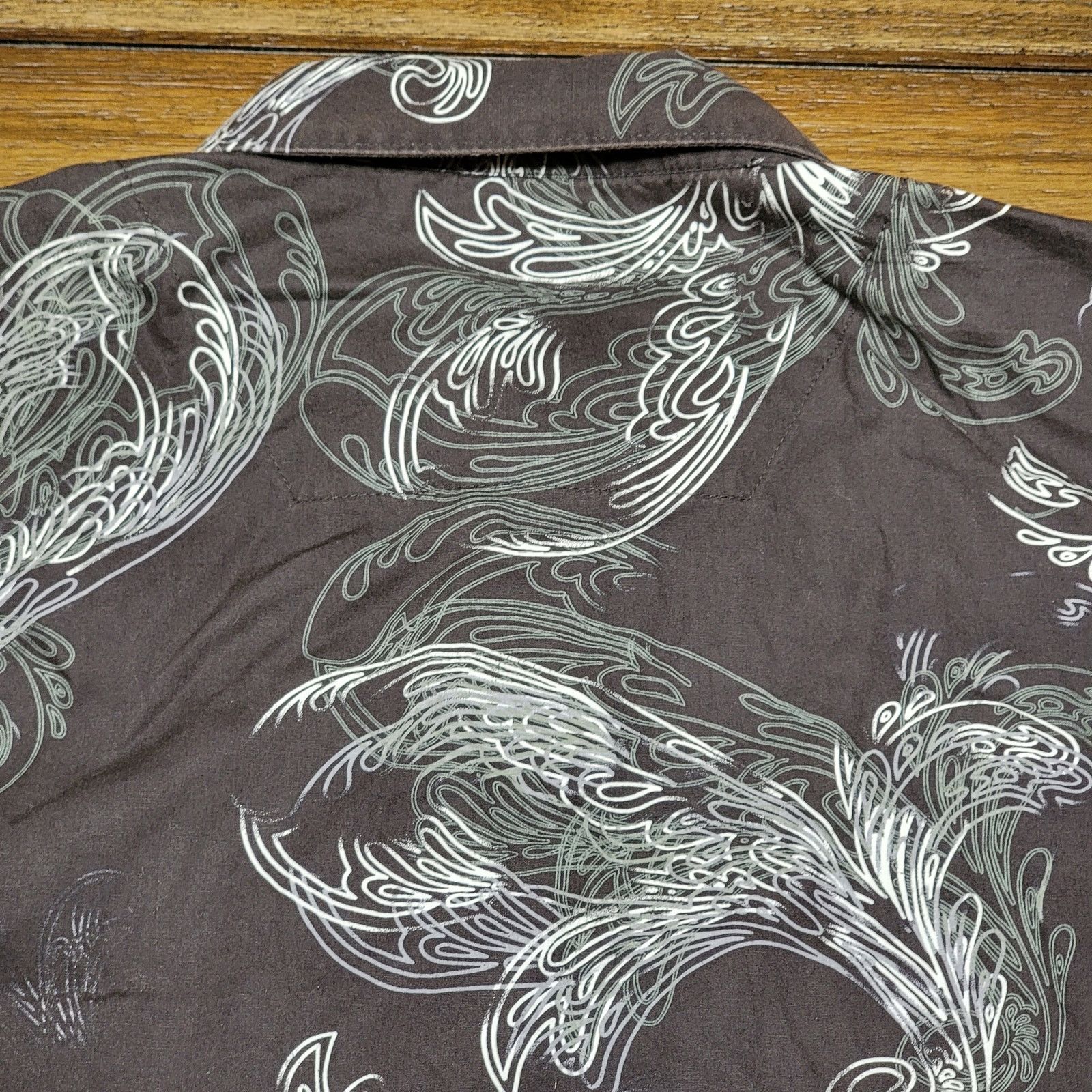 Other Rock 47 LS Black Pearl Snap Lg Paisley Print - Size XL Size US XL / EU 56 / 4 - 4 Thumbnail