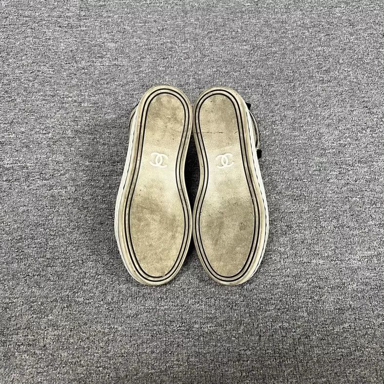 Chanel Chanel Double C Canvas Sneakers Size 37.5 -2505 Size US 7.5 / EU 40-41 - 5 Thumbnail