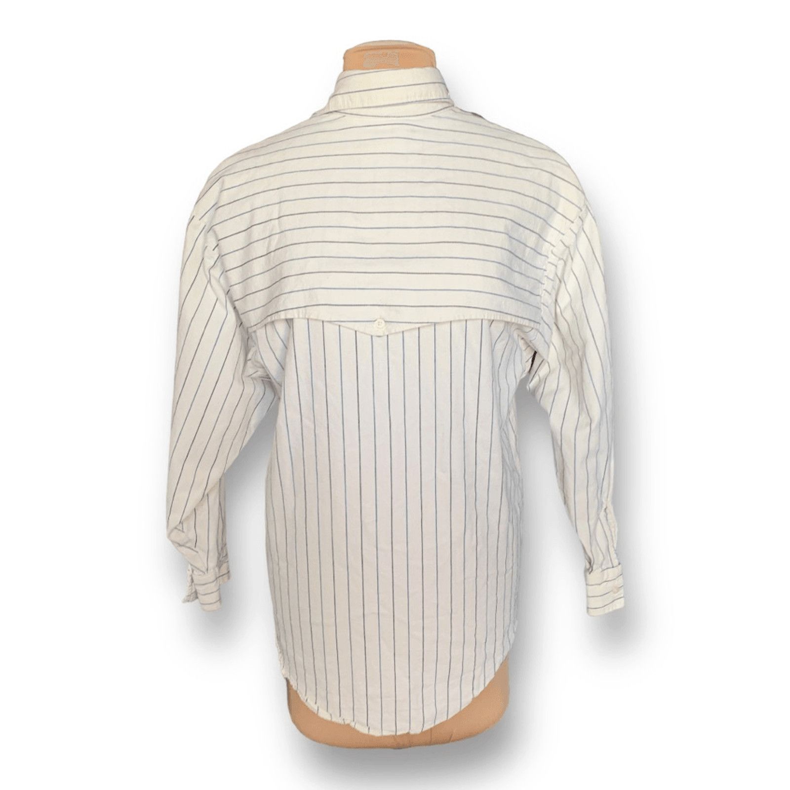 Vintage Vintage Panhandle Slim Western Shirt Small White Blue Stripe Size US S / EU 44-46 / 1 - 6 Thumbnail