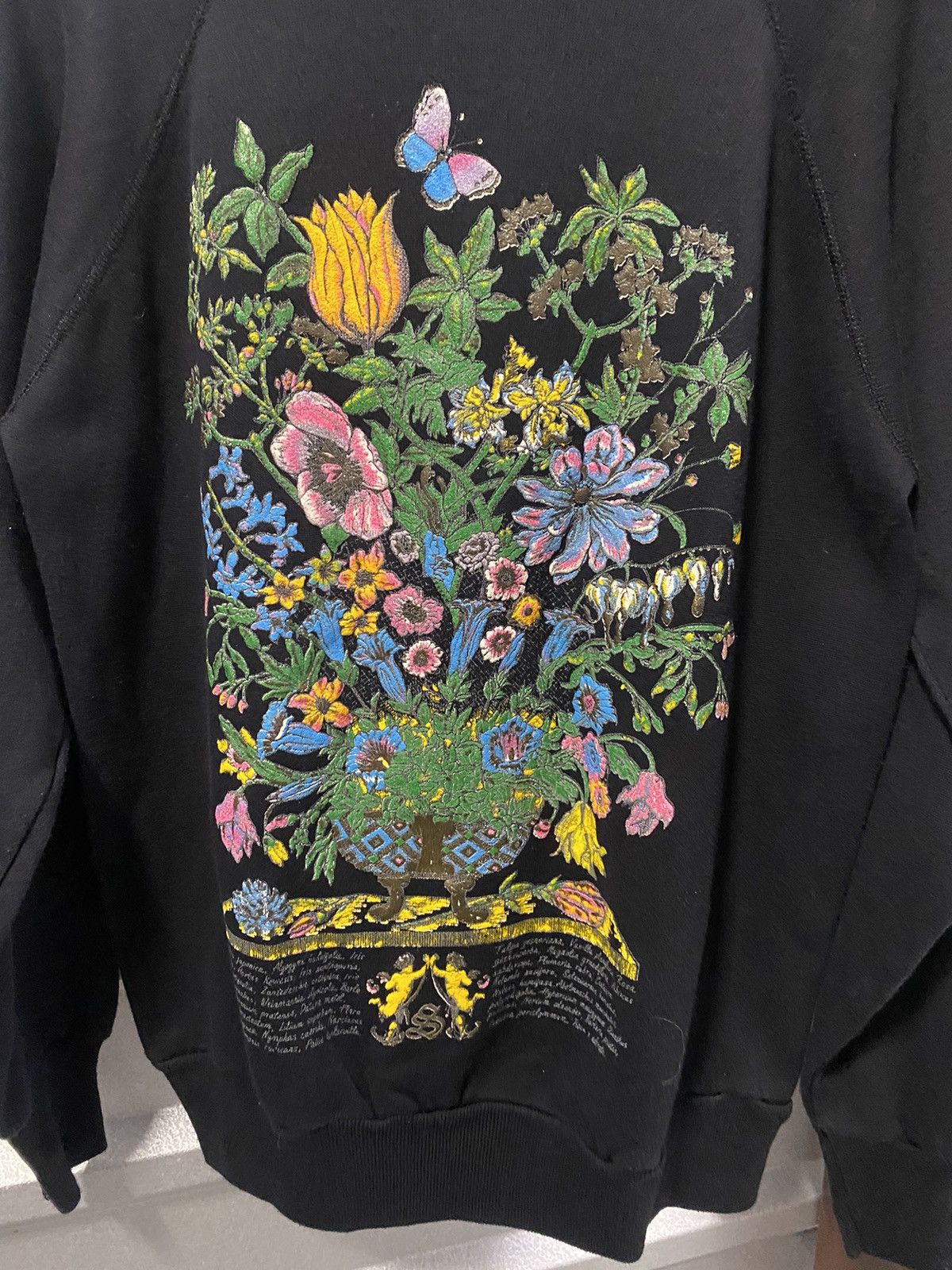 Vintage 1980’s Flower Garden Art Sweatshirt Size M / US 6-8 / IT 42-44 - 2 Thumbnail