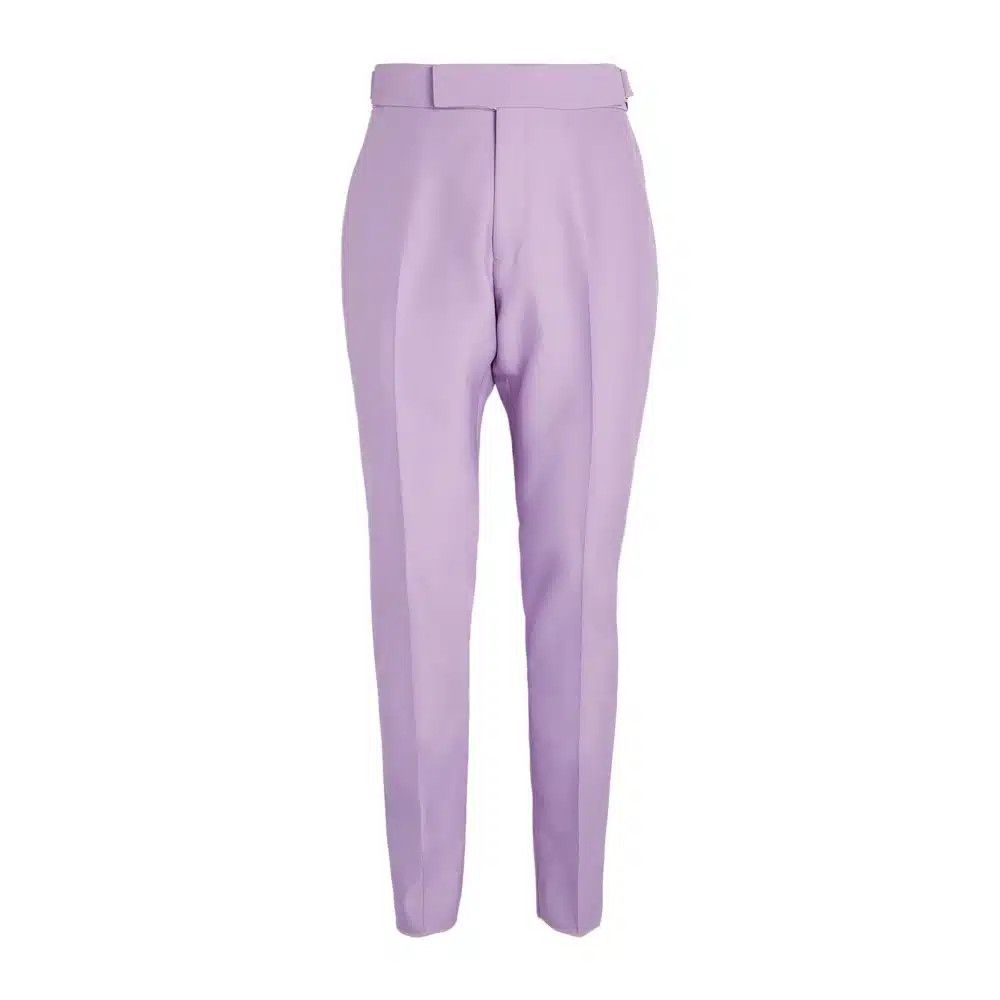 Tom Ford o1loc1c0225 PLAR06 Wool Mohair Atticus Pant in Lilac Size US 34 / EU 50 - 1 Thumbnail