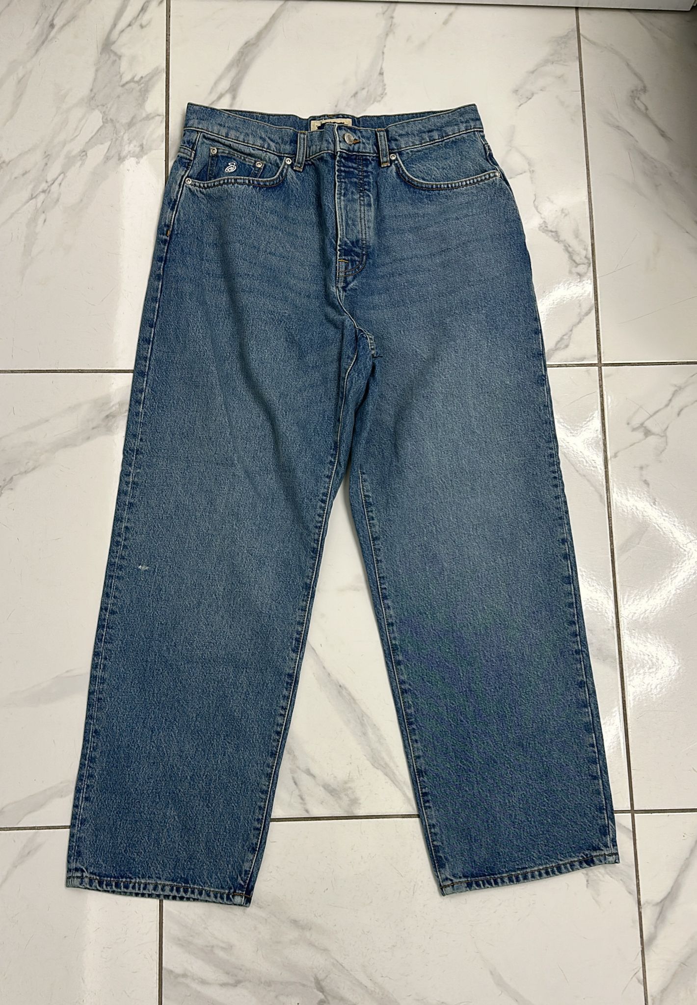 パンツ STUSSY BIG OL' JEAN STONEWASHED LEATHER Stussy Big Ol Stonewashed Leather – Justin Reed