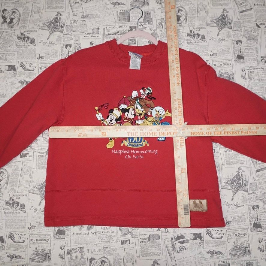 Disney Medium - Vintage / Y2K Disneyland Embroider 1990s sweatshirt Size M / US 6-8 / IT 42-44 - 4 Thumbnail