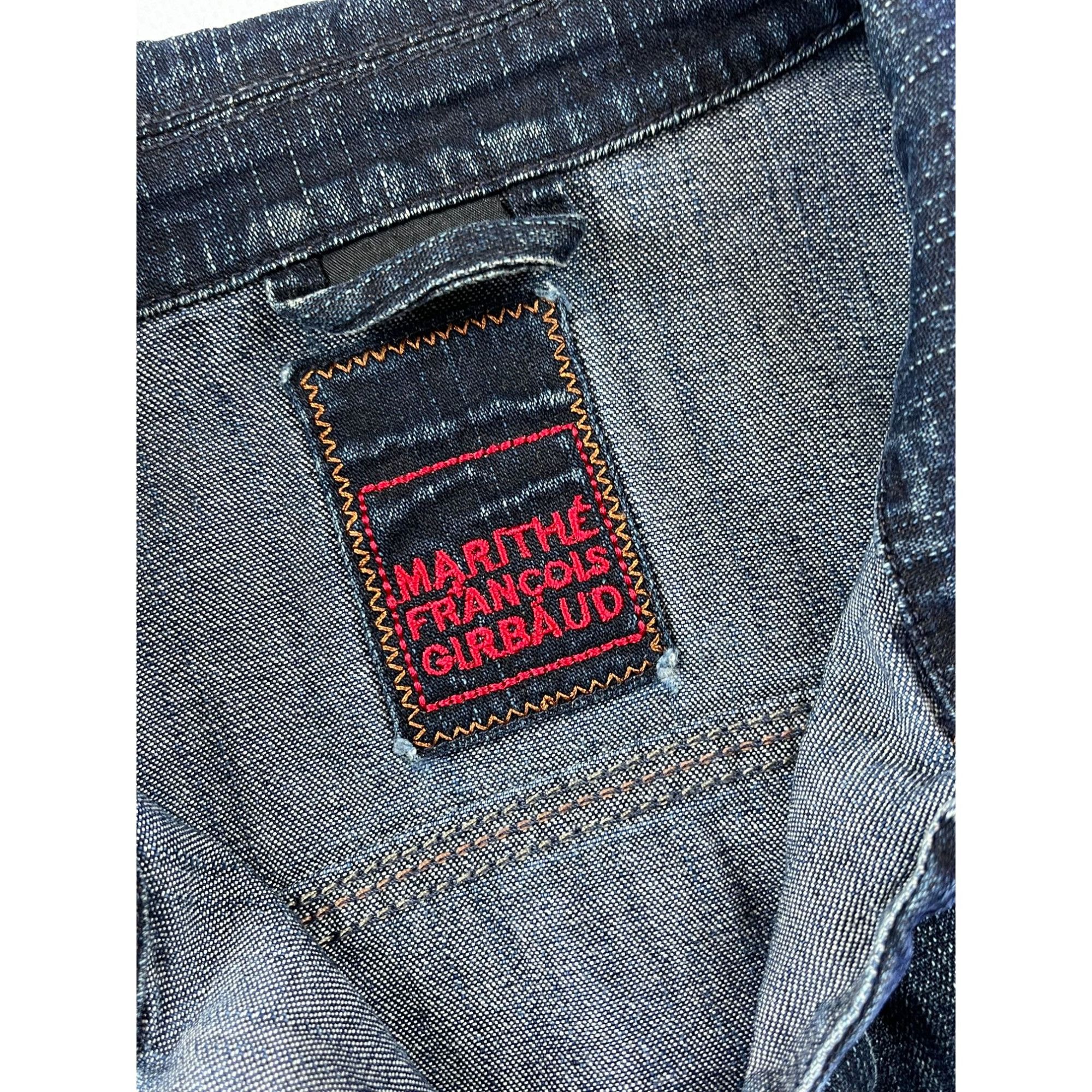 Marithe + Francois Girbaud × Vintage Marithe Francois Girbaud Womens Denim Jacket Size M / US 6-8 / IT 42-44 - 2 Thumbnail