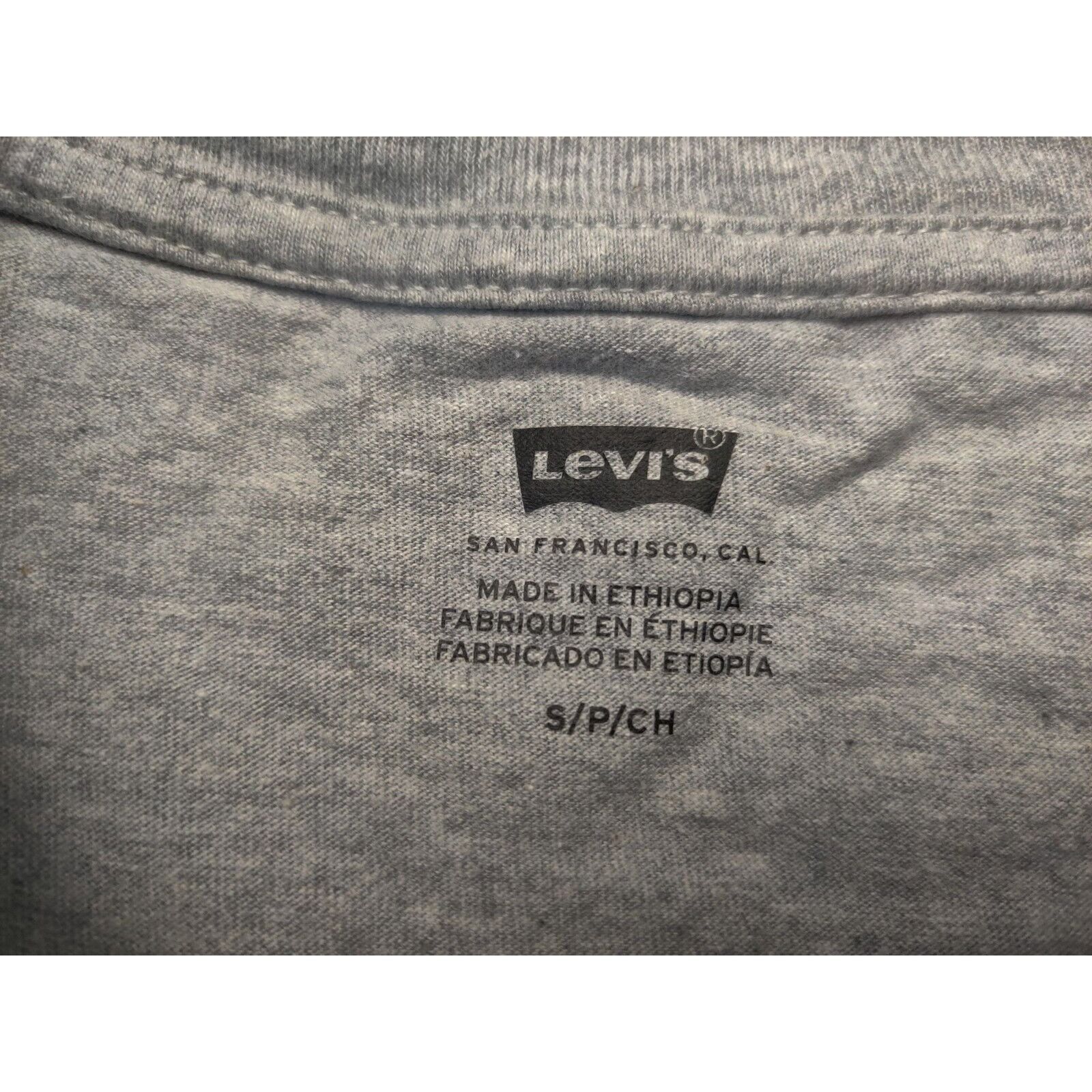 Levi's Levi's Shirt Adult Mens Small Gray Red Spell Out Size US S / EU 44-46 / 1 - 4 Thumbnail