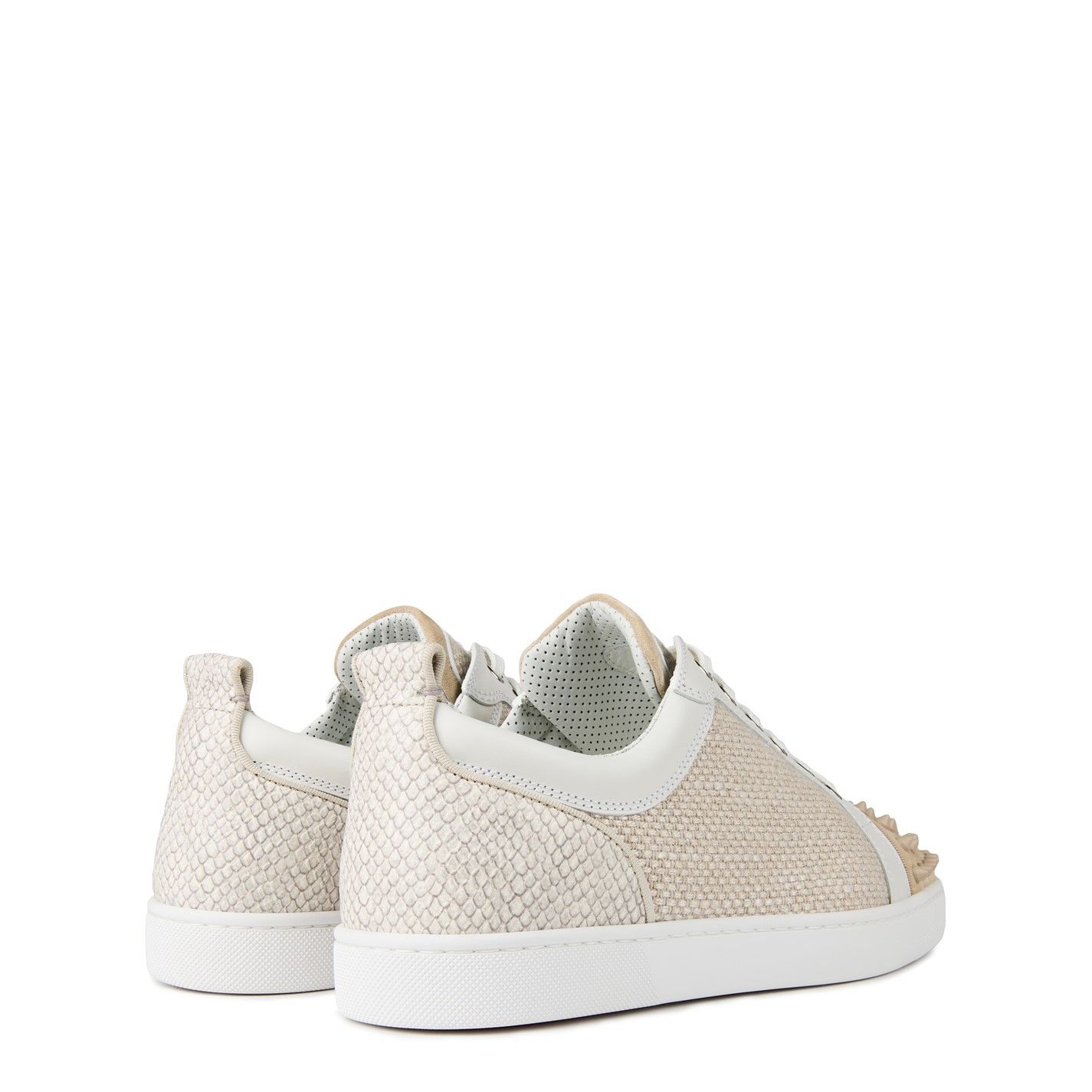 Christian Louboutin Louis Junior Spikes Canvas Sneakers Size US 12 / EU 45 - 5 Thumbnail