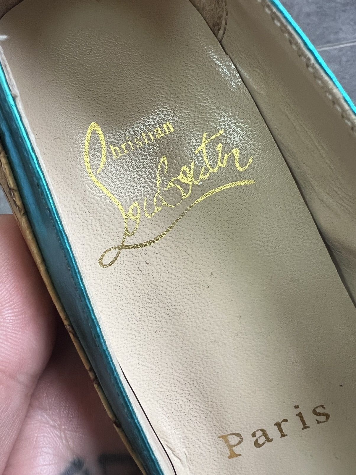 Christian Louboutin × Vintage Vintage Christian Louboutin spikes rare heels Size US 6 / IT 36 - 4 Thumbnail