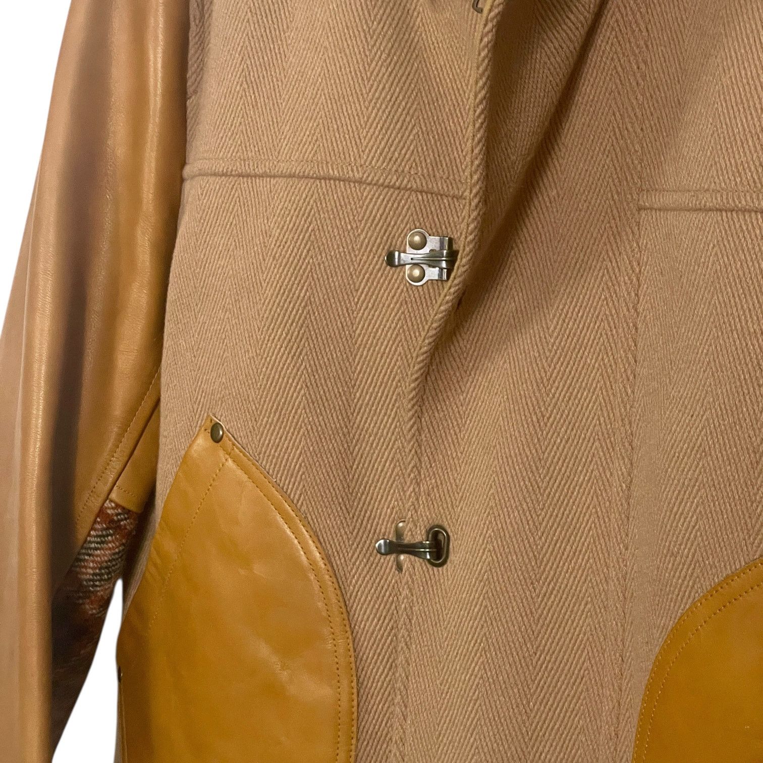Junya Watanabe L Junya Watanabe MAN Comme Des Garcon cowhide varsity jacket Size US L / EU 52-54 / 3 - 4 Thumbnail