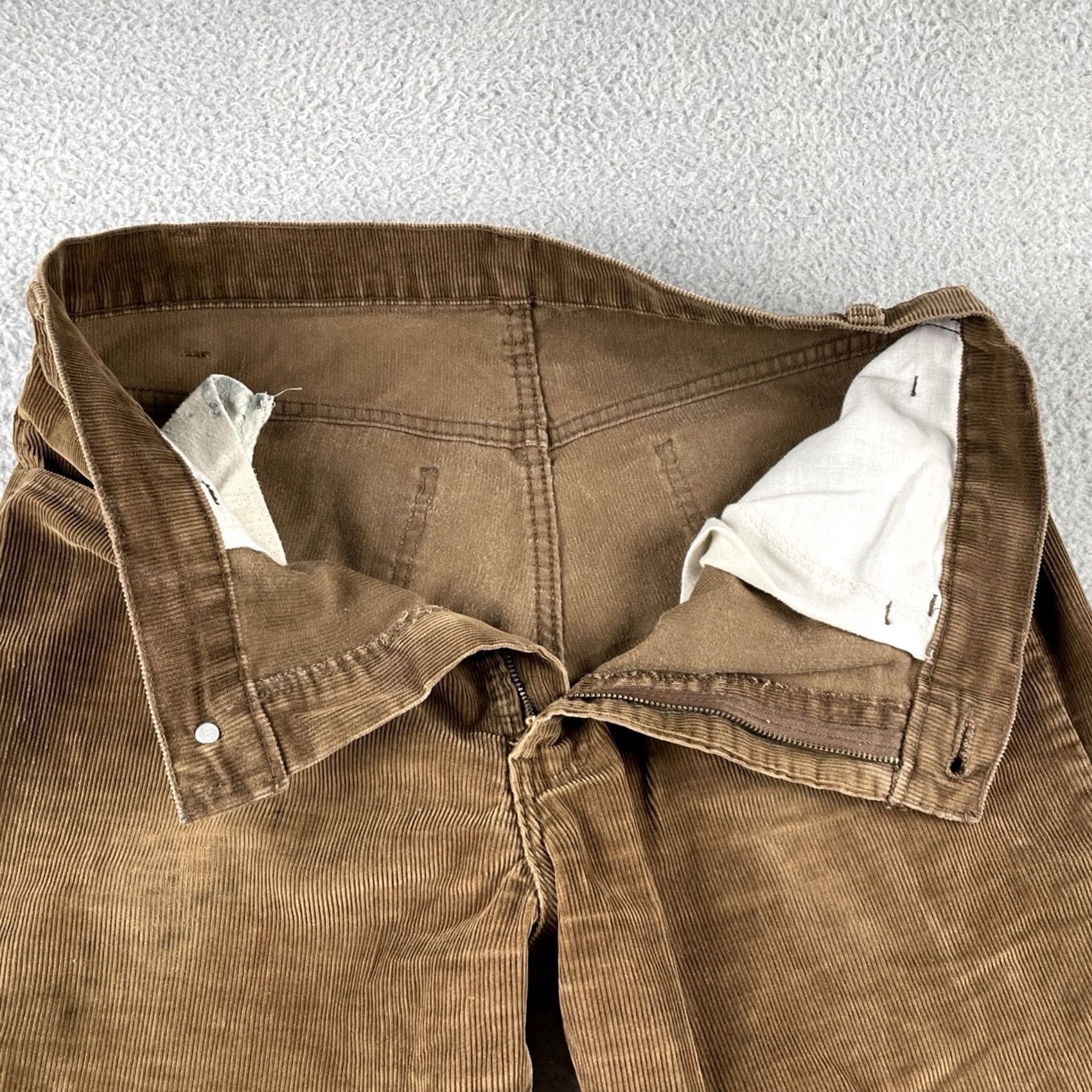 Levi's VINTAGE Levi’s Corduroy Pants Brown Mens 34x30 USA Straight Leg EUC Pants Size US 34 / EU 50 - 6 Thumbnail