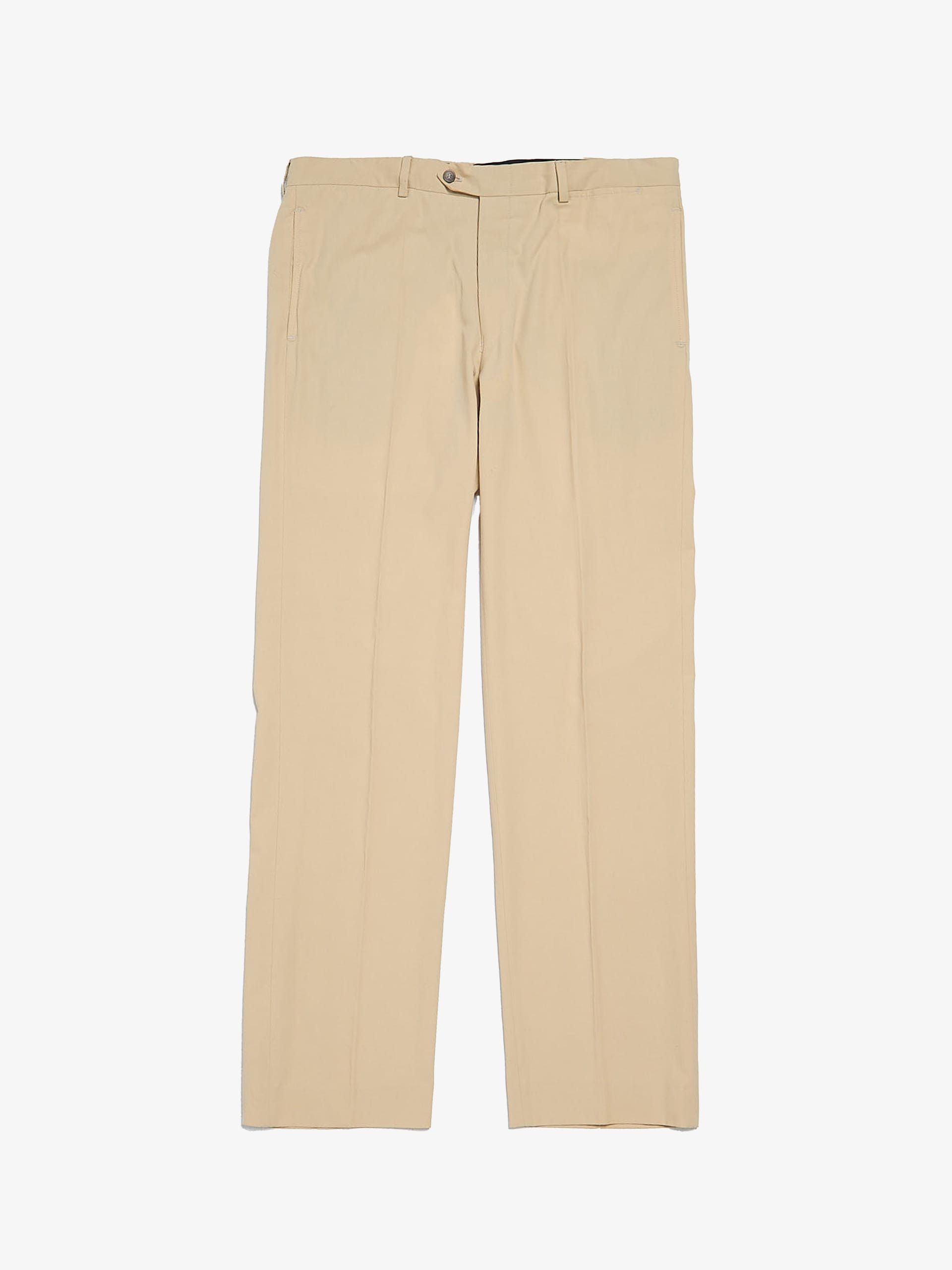 Loro Piana Beige Striped Suit Trousers Size US 34 / EU 50 - 1 Thumbnail