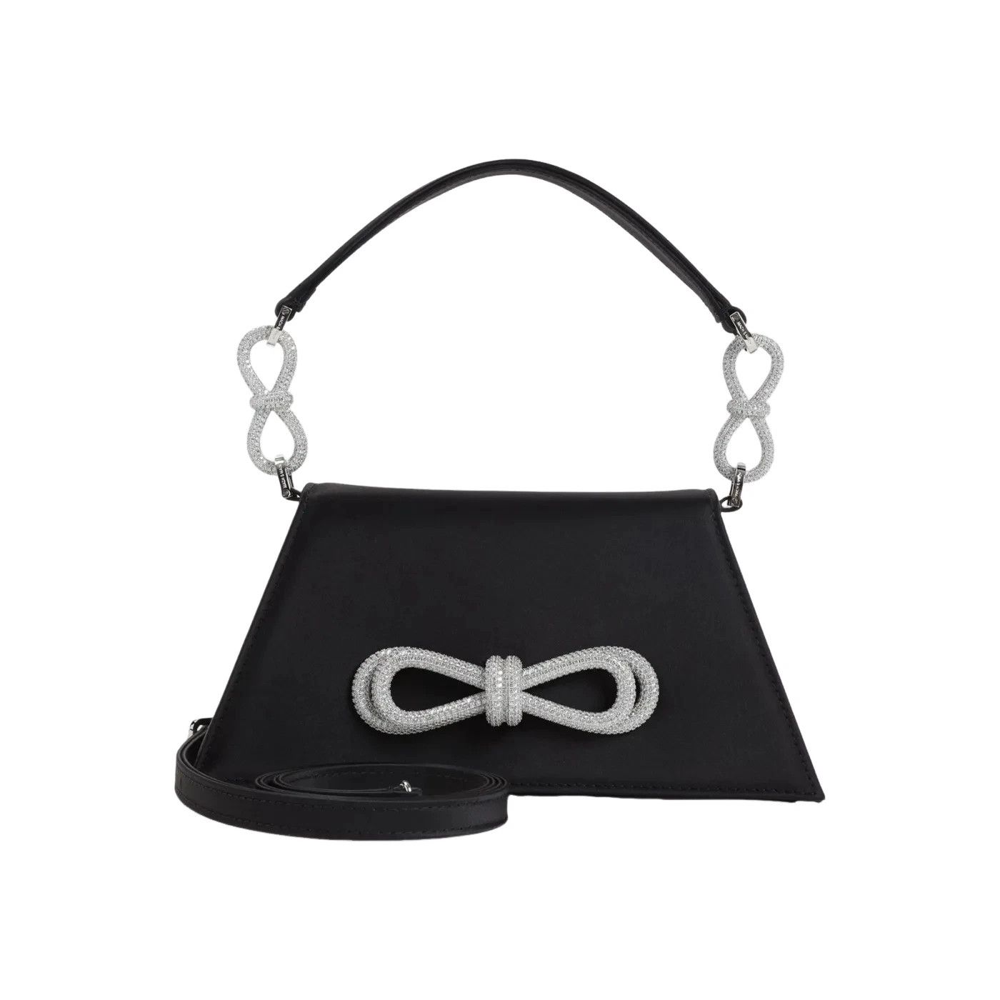 MACH & MACH MACH & MACH Black Silk Shoulder Bag new & Authentic Size ONE SIZE - 1 Thumbnail
