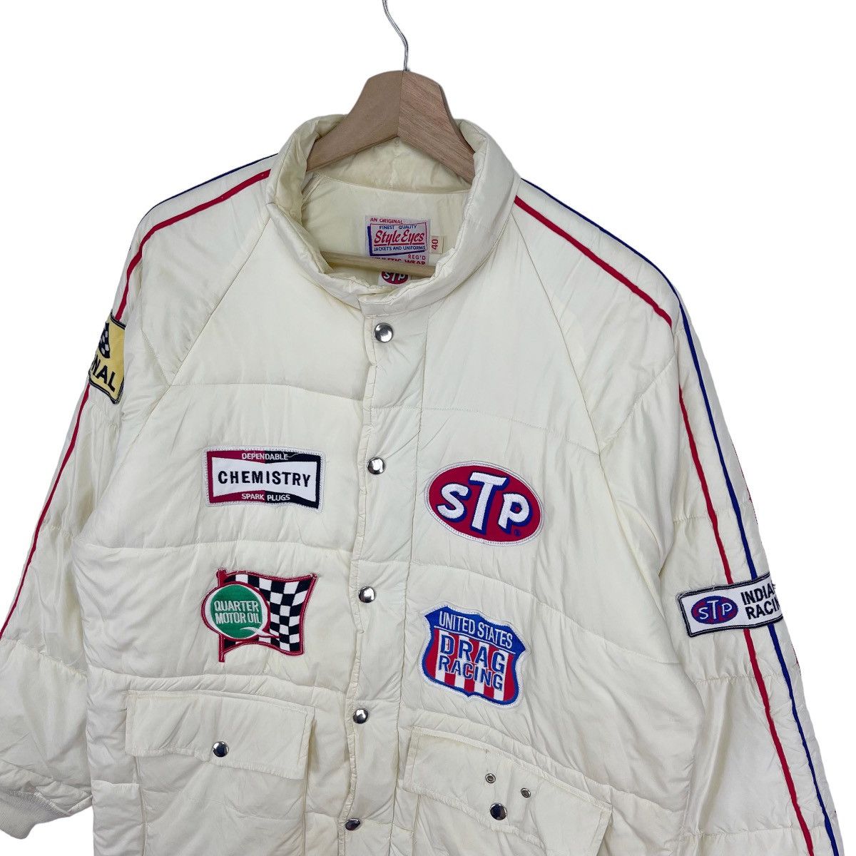 Sports Specialties Vintage 90’s STP Team Racing Patches Puffer Size US L / EU 52-54 / 3 - 8 Thumbnail