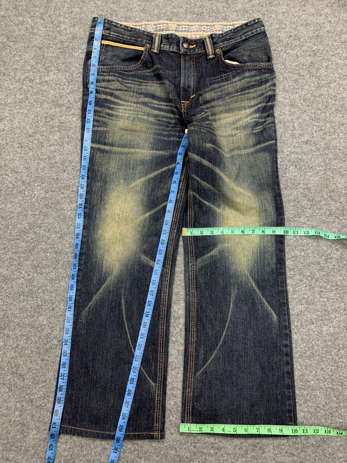 Edwin Edwin Vintage XV Flare Denim - Sun Faded Wash. Size US 38 / EU 54 - 8 Thumbnail