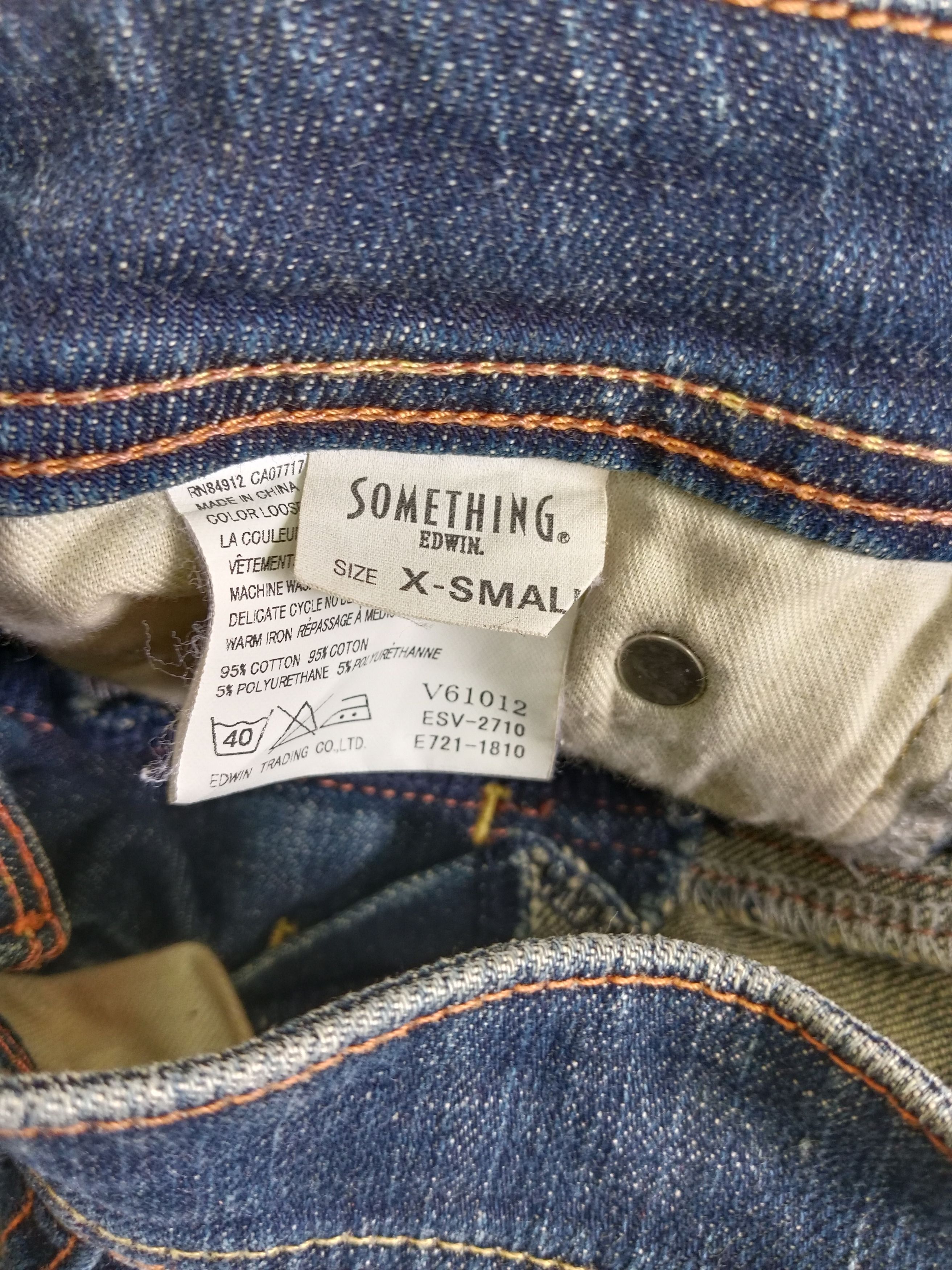 Edwin Something Edwin Vienus Jean's Mini Skirt Size 28" / US 6 / IT 42 - 9 Thumbnail