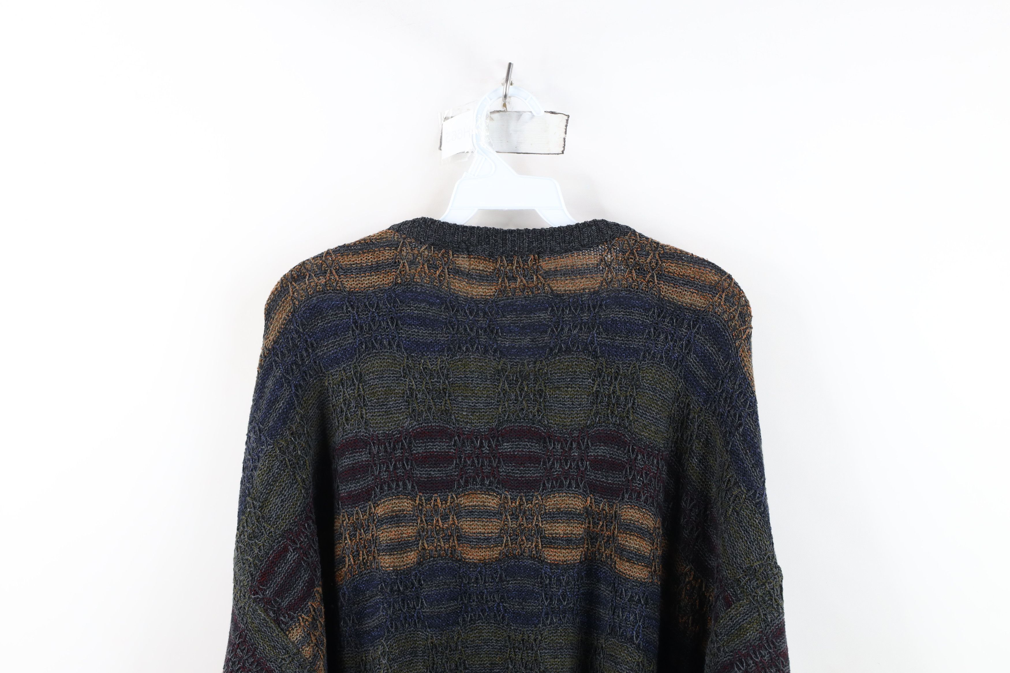 Vintage Vintage 90s Streetwear Cable Knit Crewneck Sweater USA Size US XL / EU 56 / 4 - 9 Thumbnail