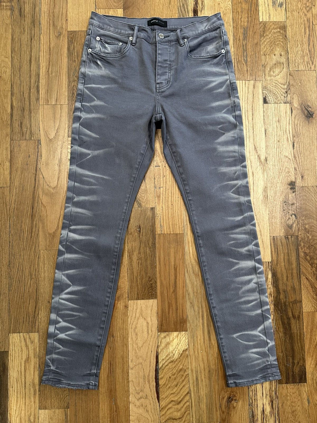 Purple Brand Purple Brand Plain Grey Denim Jeans Size 31 Size US 31 - 1 Thumbnail