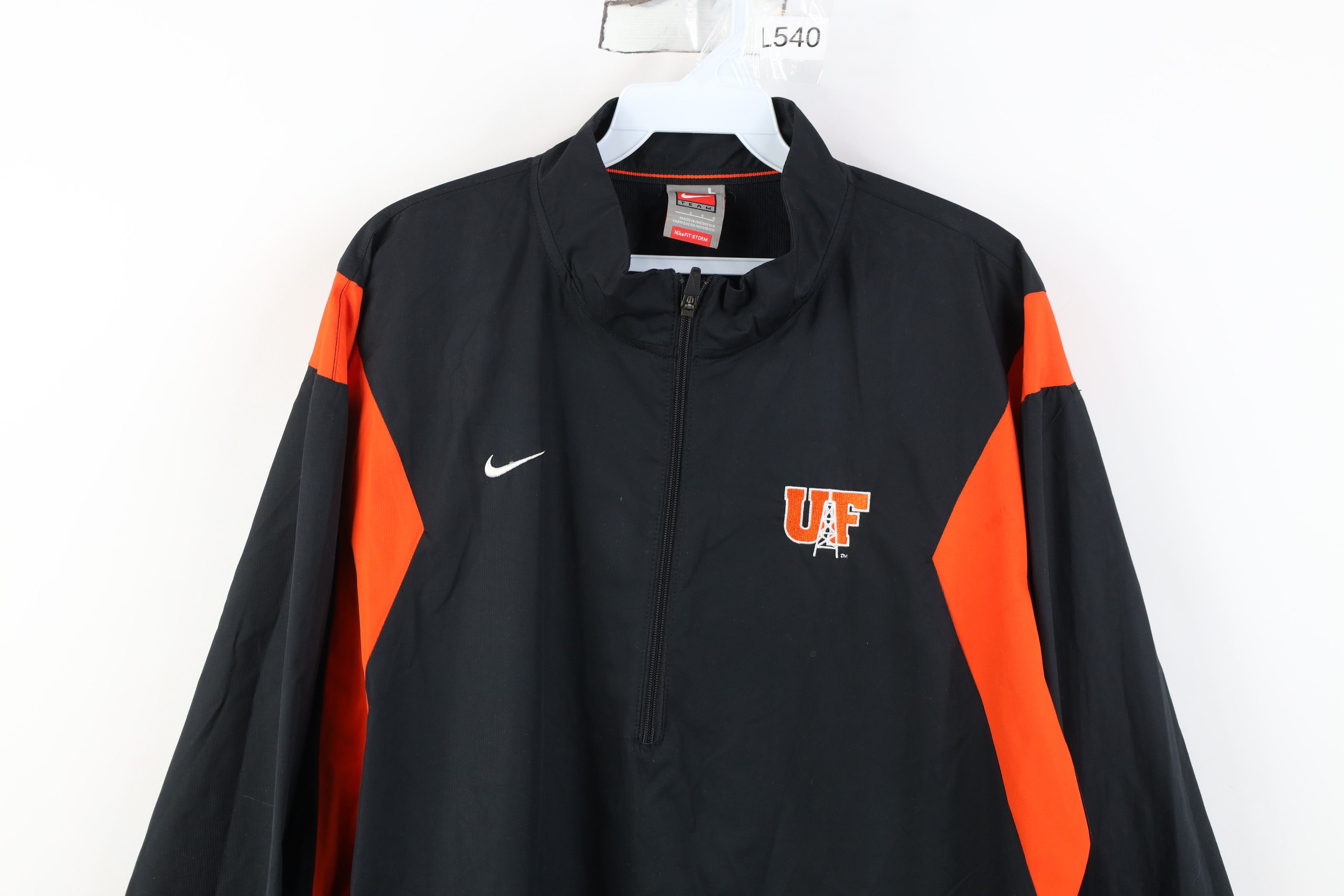 Nike Vintage Nike University of Findlay Football Half Zip Jacket Size US L / EU 52-54 / 3 - 2 Thumbnail