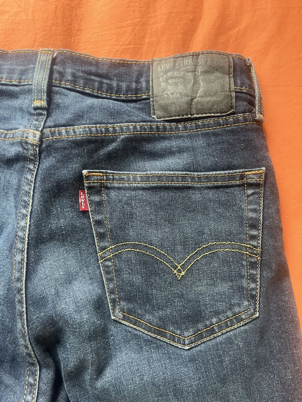 Levi's Levi’s 511 Slim Fit Jeans Dark Wash W34 L30 Size US 34 / EU 50 - 3 Thumbnail