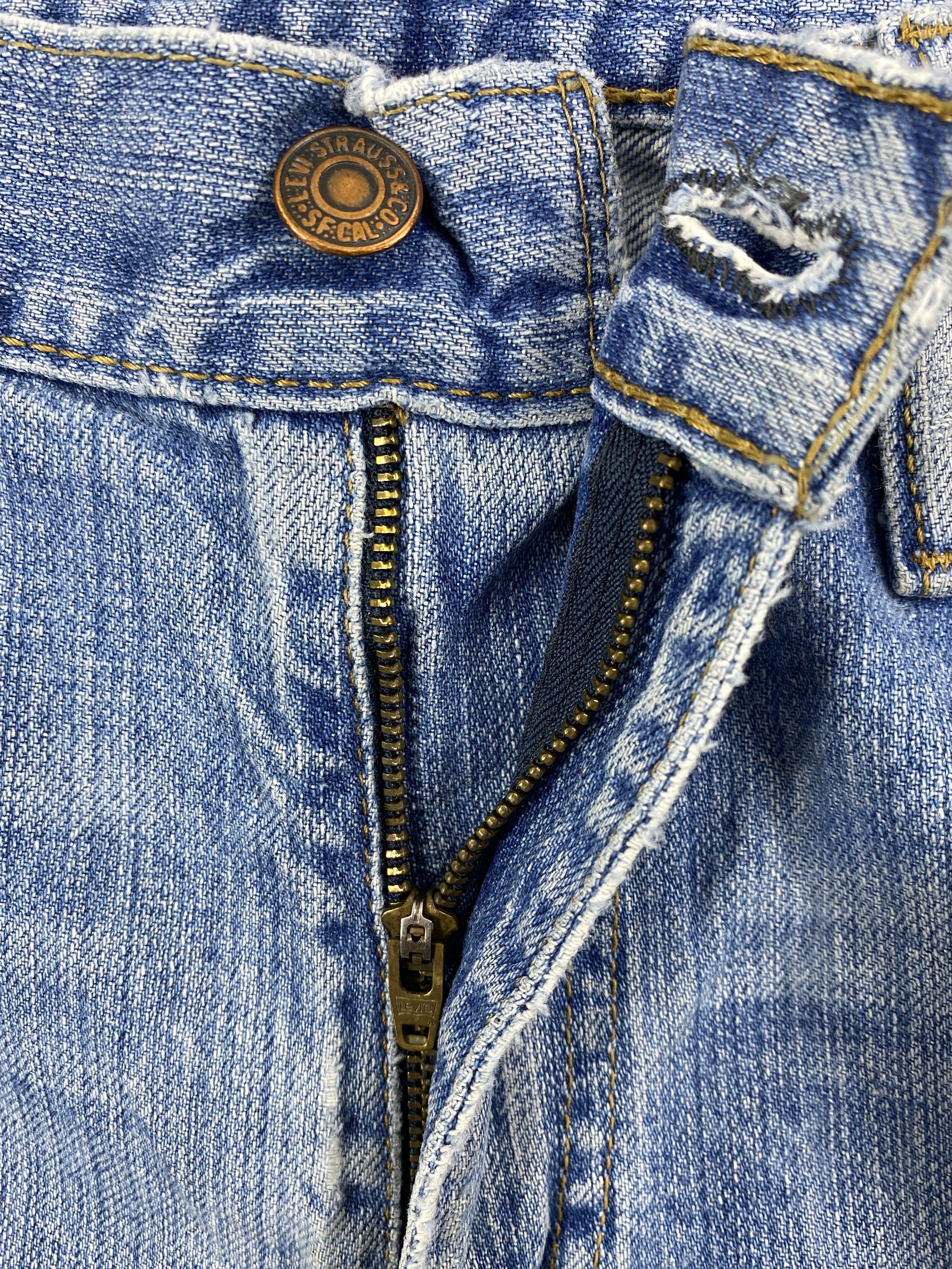 Levi's Blue Wash Vintage Levi's 569 36x32.5 Denim -JN2103 Size US 36 / EU 52 - 6 Thumbnail