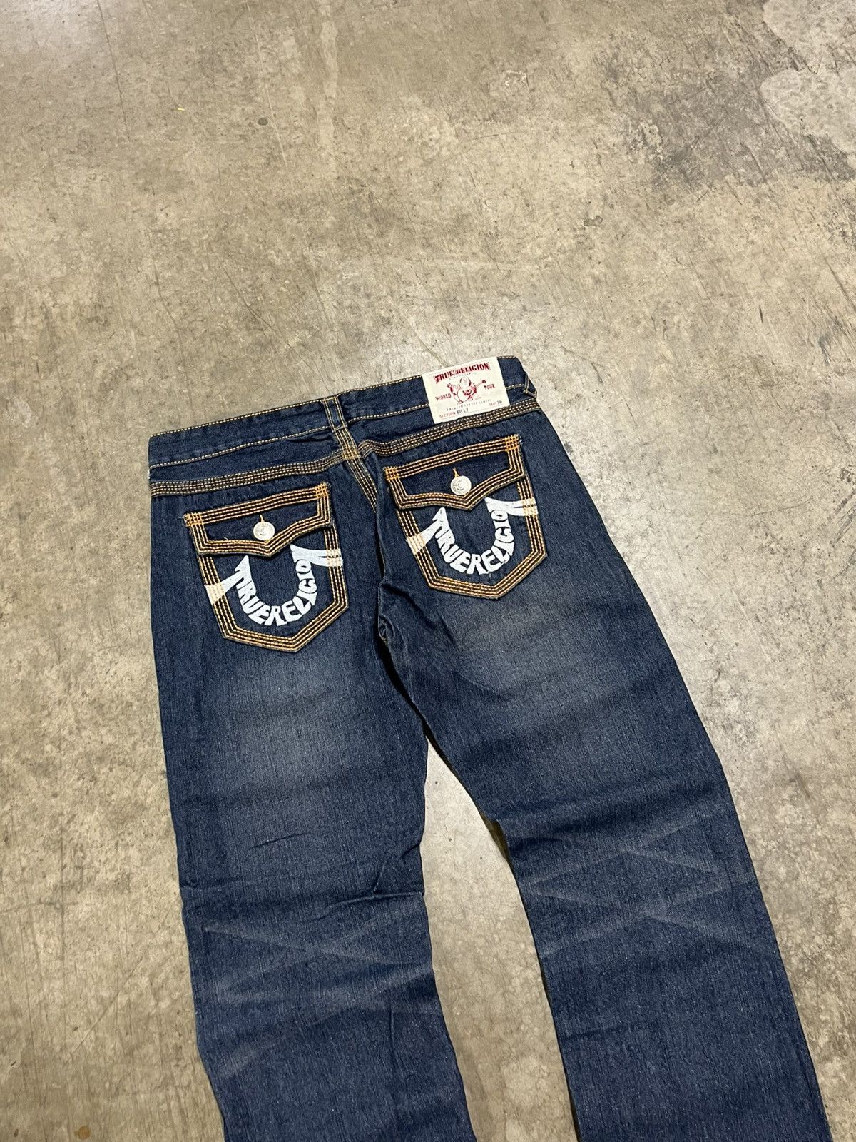 True Religion × Vintage True religion baggy fit wide leg rare denim skater y2k hype Size US 36 / EU 52 - 2 Thumbnail