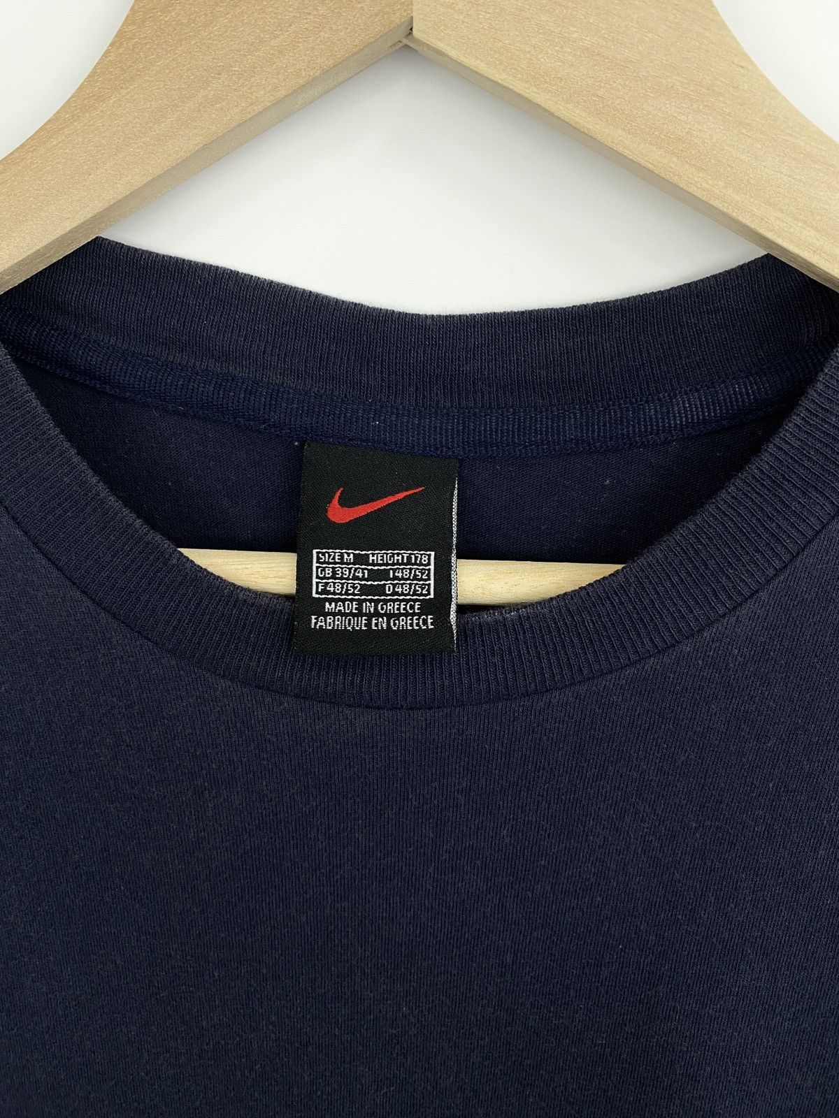 Nike 🇺🇸 Vintage 90s Nike Swoosh Retro T-Shirt Y2K Rare Hype Size US M / EU 48-50 / 2 - 5 Thumbnail