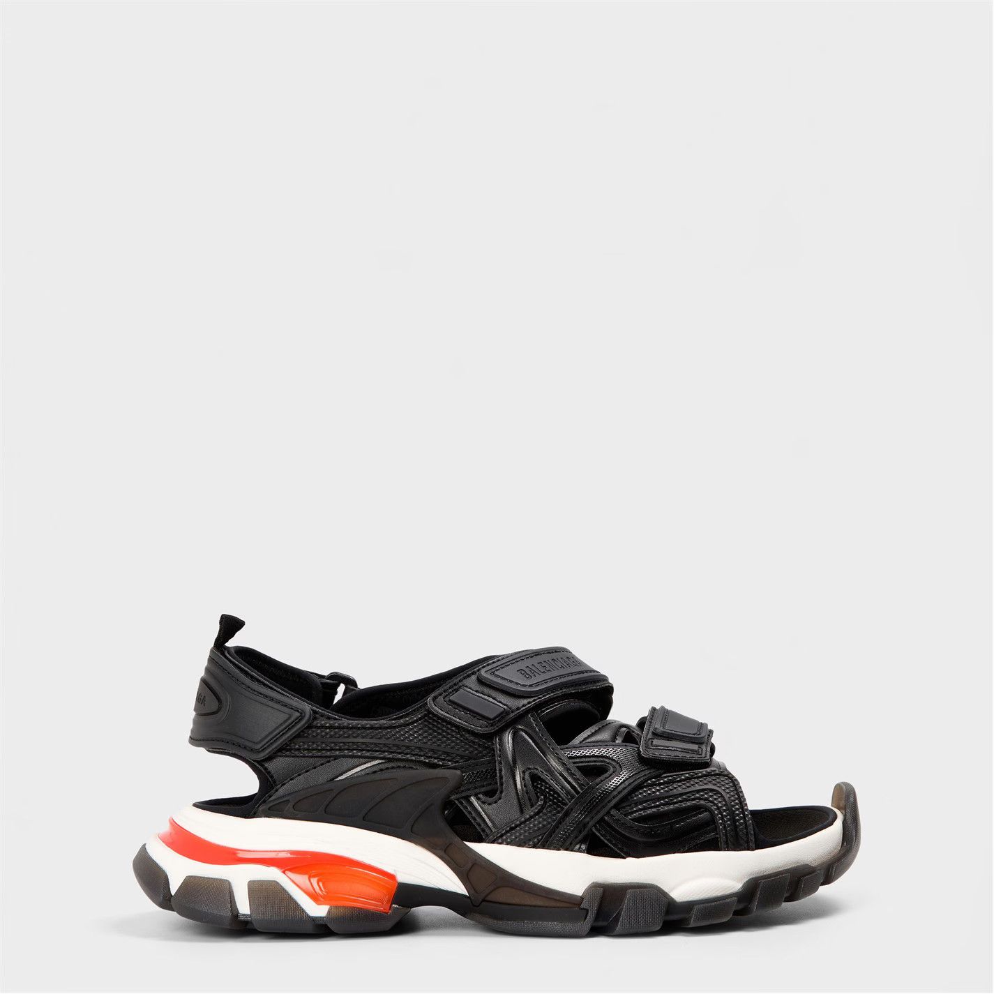 Balenciaga o1g2r1mq0226 Track Sandals In Black Size US 9 / EU 42 - 1 Thumbnail