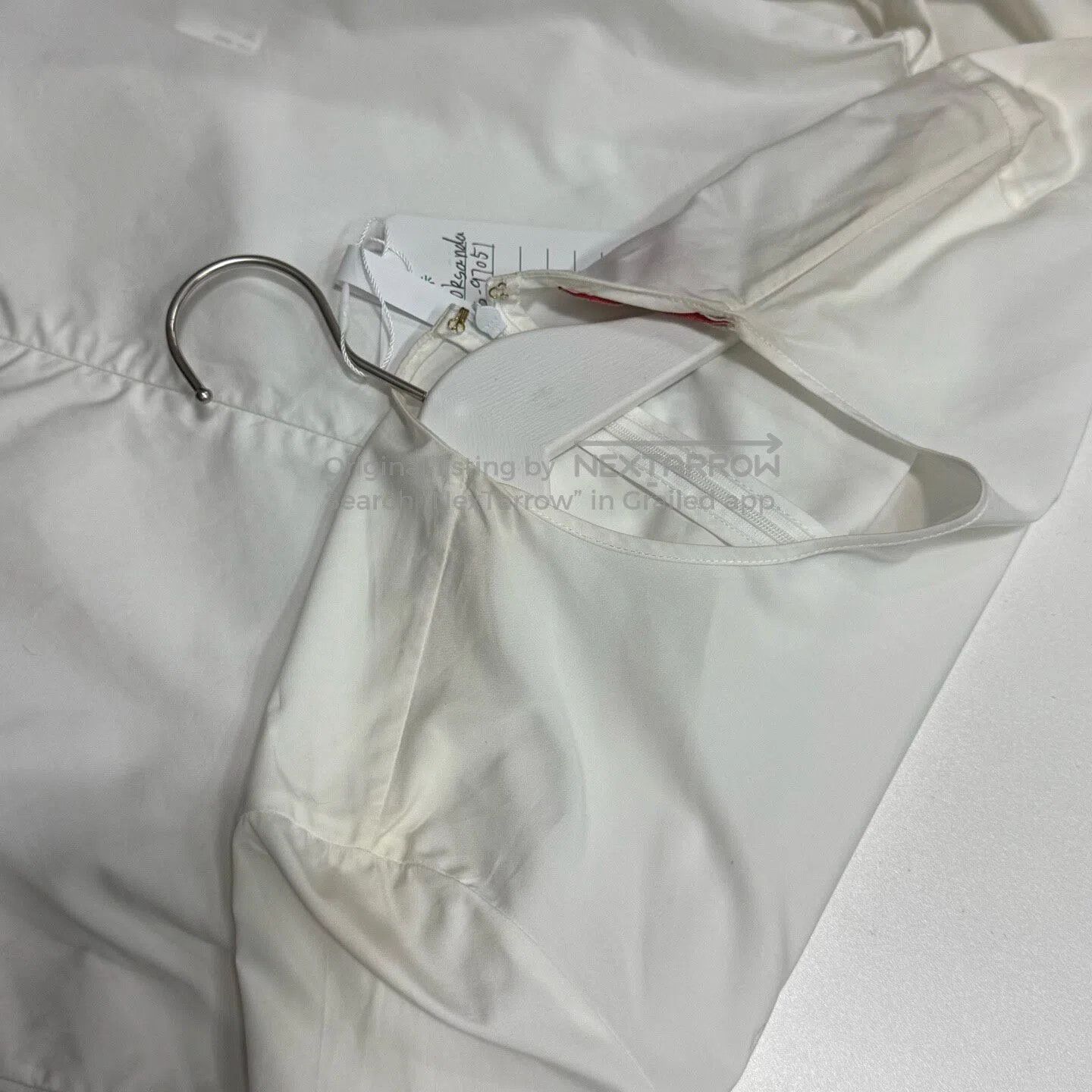 Roksanda White Ruffle Sleeve Blouse Size 8i, Women's (Size M) — image 5 of 6