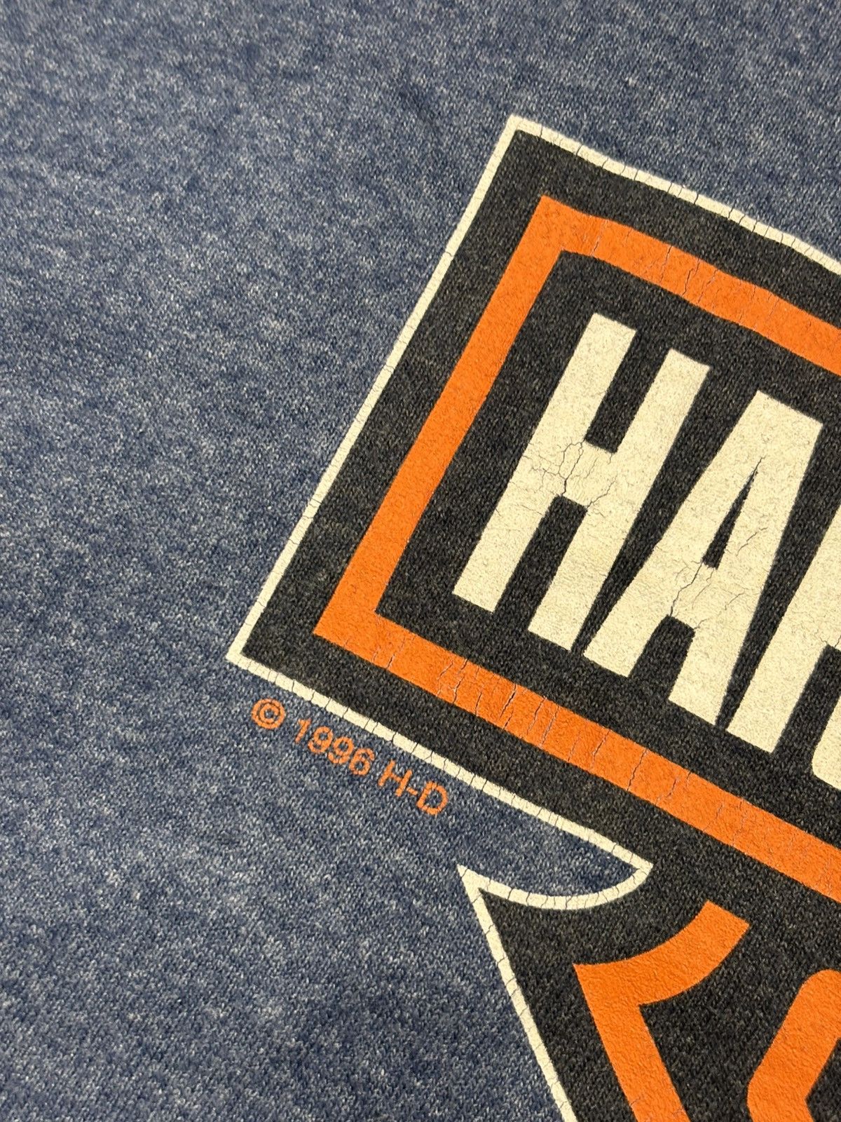 Harley Davidson Harley Davidson 1996 Vintage Clermont Florida Rare T-Shirt Size US XL / EU 56 / 4 - 9 Thumbnail