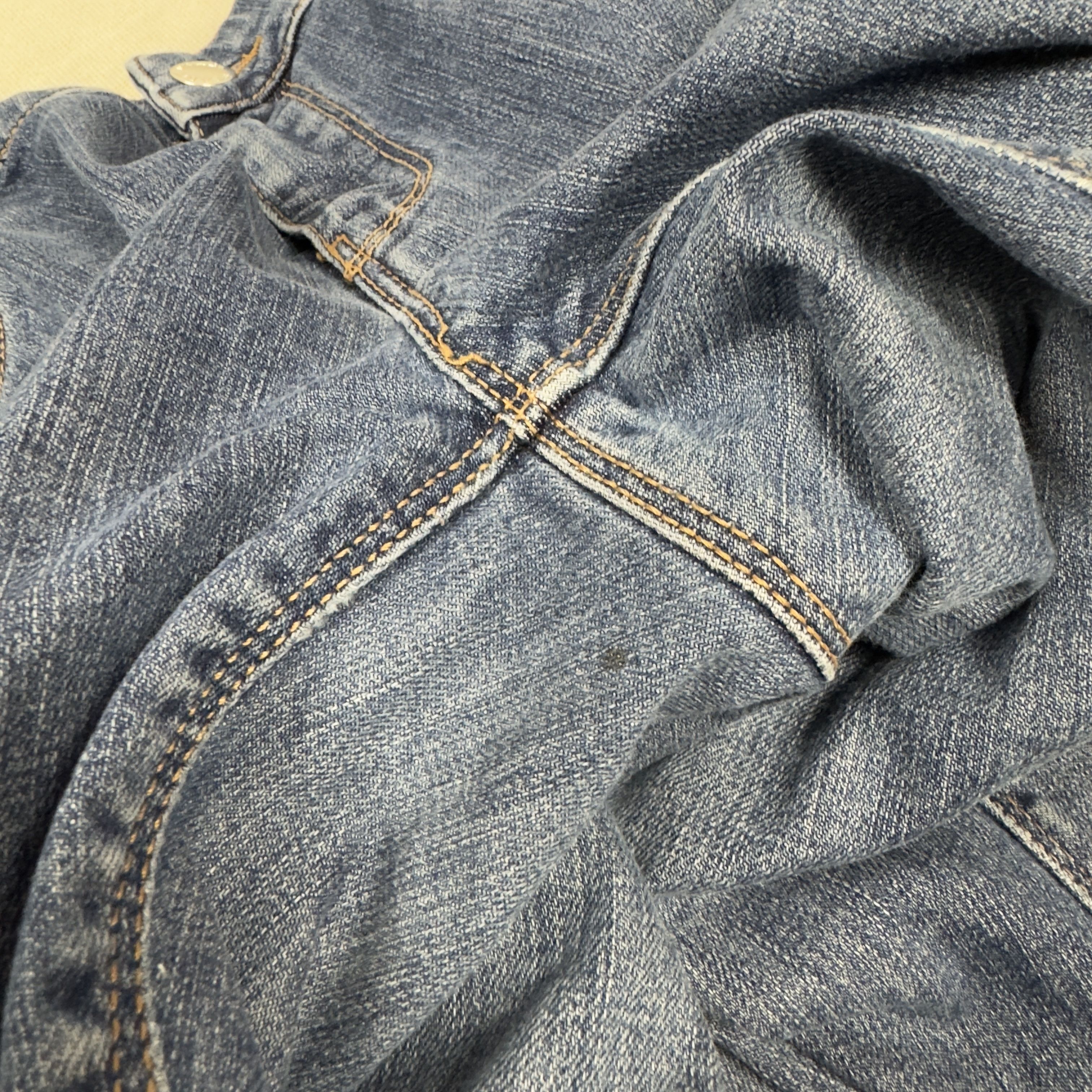 Prada Prada Contour Fit Blue Zip Fly Straight Leg Denim Jeans Size 30" / US 8 / IT 44 - 9 Thumbnail