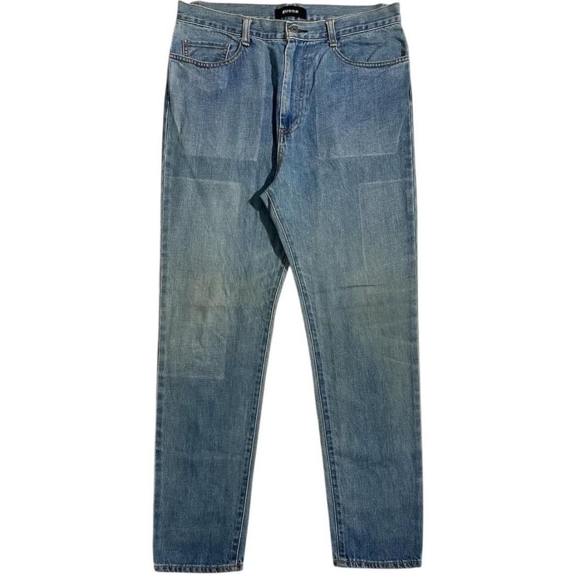 CABANE de ZUCCa 2000s Zucca Issey Miyake Indigo Dye Wash Jeans y2k style Size US 33 - 1 Thumbnail