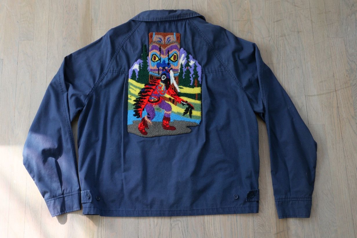 McGregor × Vintage Vintage Drizzler Work Jacket With Custom Artwork Size US L / EU 52-54 / 3 - 1 Thumbnail
