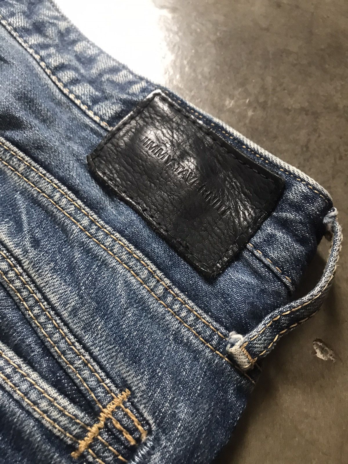 Jimmy Taverniti × Taverniti × Vintage Jimmy Taverniti - Blackie Fade Washed Splattered Paint Jeans Size US 30 / EU 46 - 17 Thumbnail