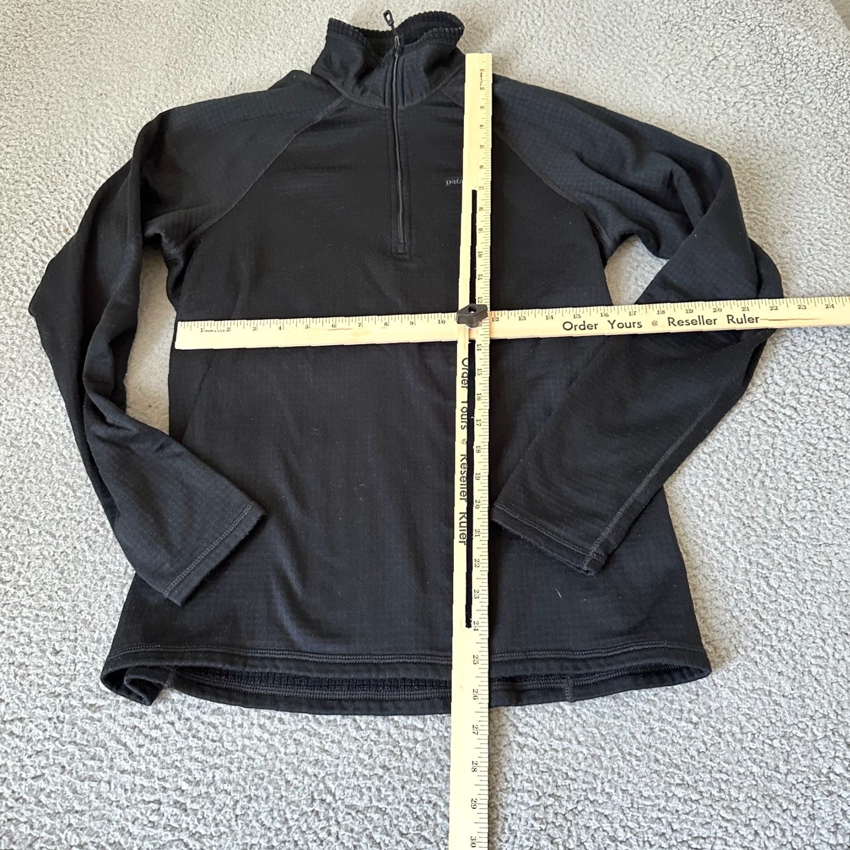 Patagonia Patagonia Sweatshirt Womens L Black Fleece 1/4 Zip Spandex Polyester Pullover Mock Neck 80s 90s All Seasons Womens Size L / US 10 / IT 46 - 5 Thumbnail